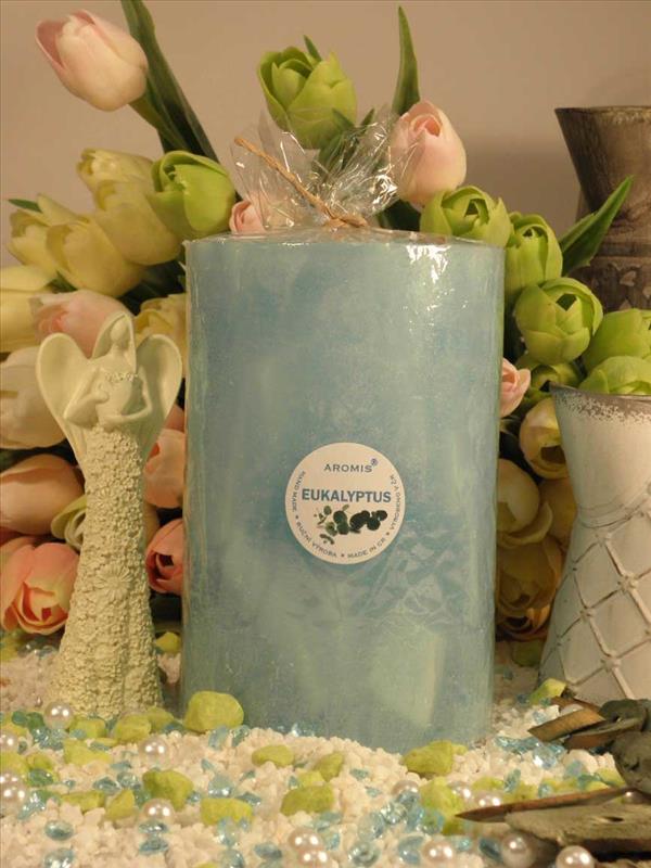 Eukalyptus - Válec 170 - Vonná svíčka - 4 knoty