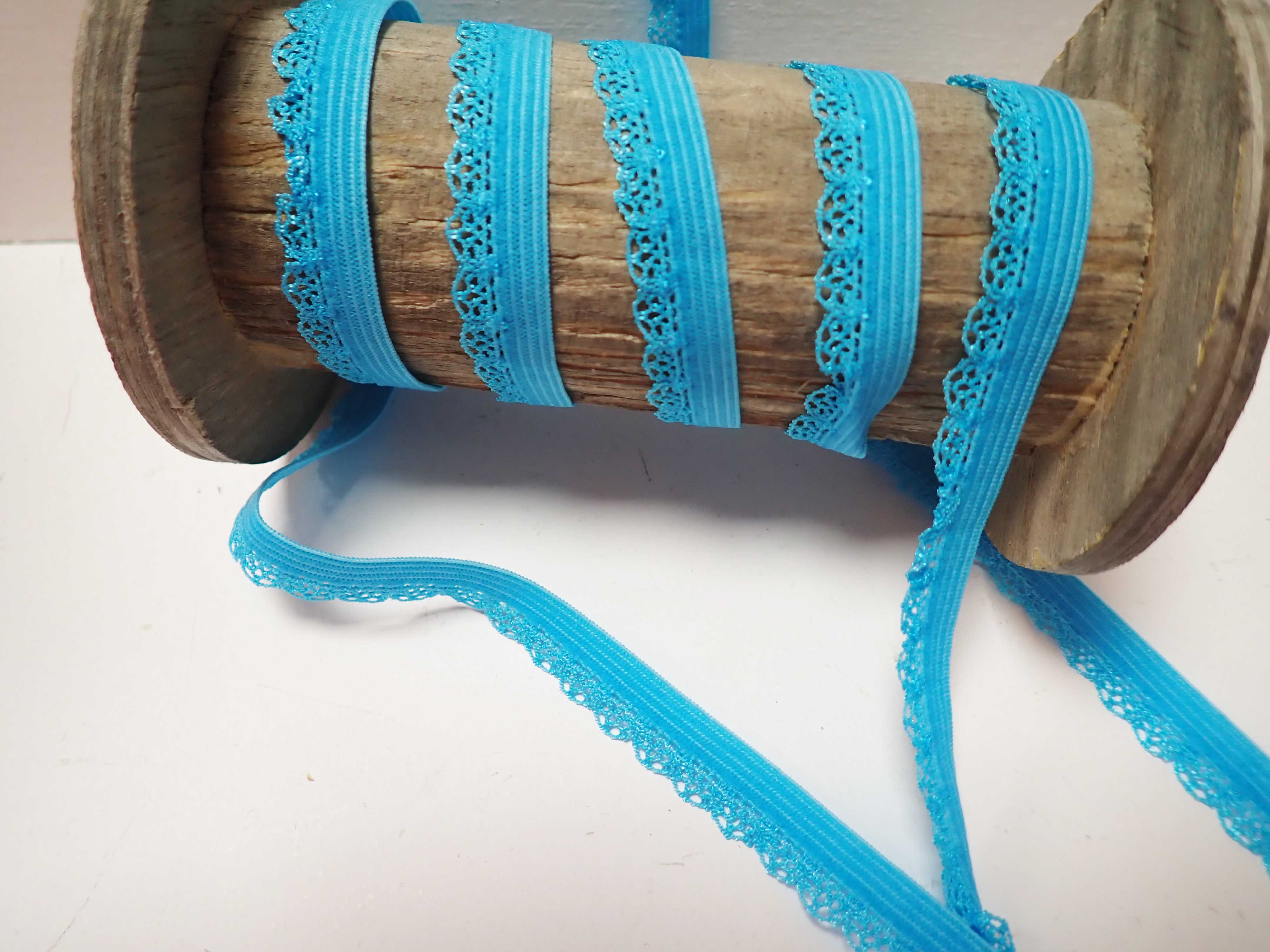 OZDOBNÁ PRUŽENKA - TYRKYSOVÁ - 11mm