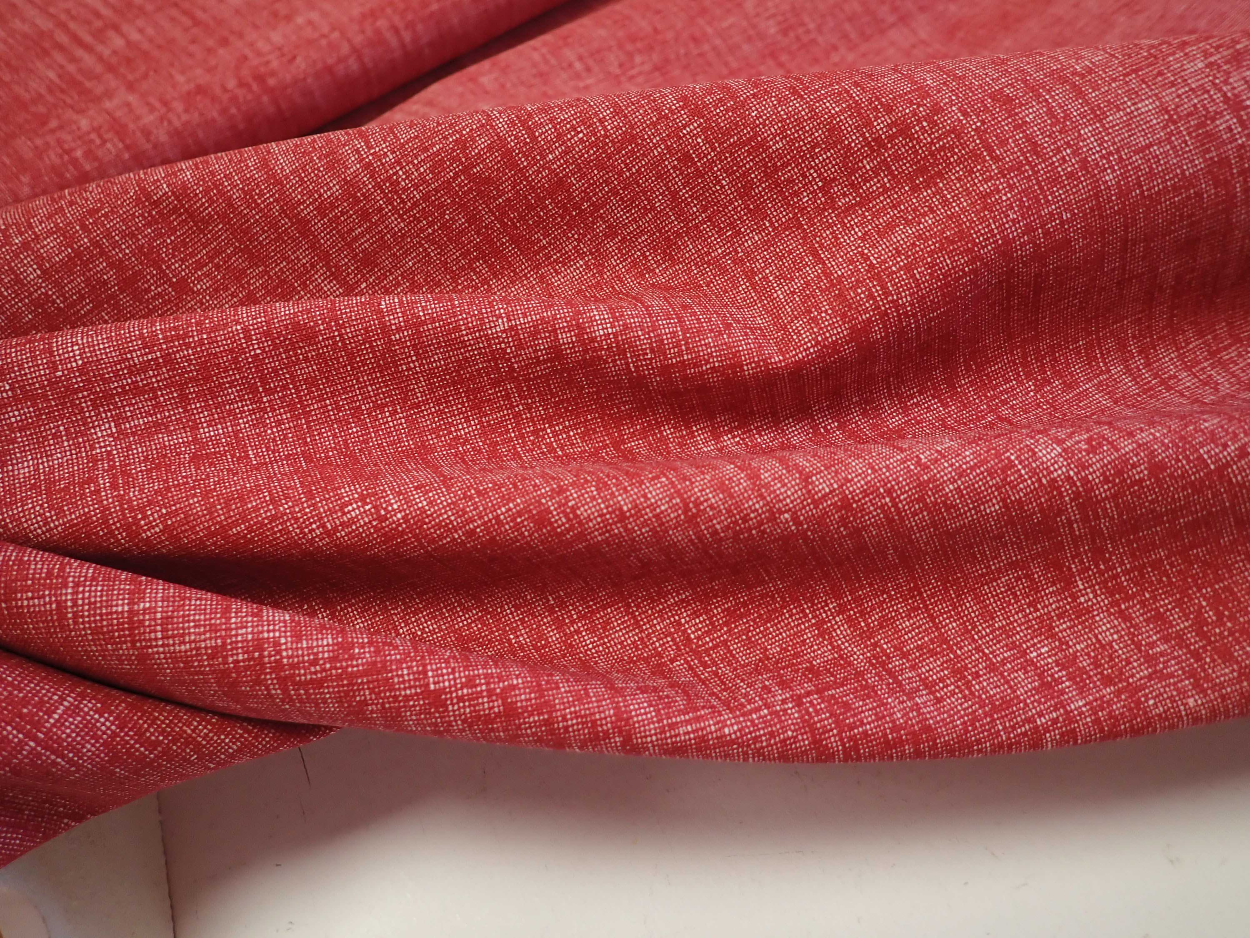 látka - LNĚNÝ EFEKT - BORDO