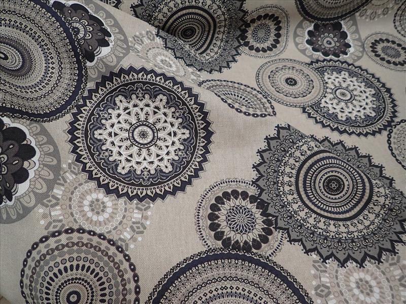 LÁTKA - POTAHOVKA - REŽNÁ - MANDALY - ŠEDÁ