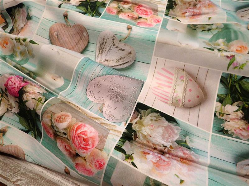 FOTOTISK - DIGITÁLNÍ TISK - SRDÍČKA + KVĚTINY