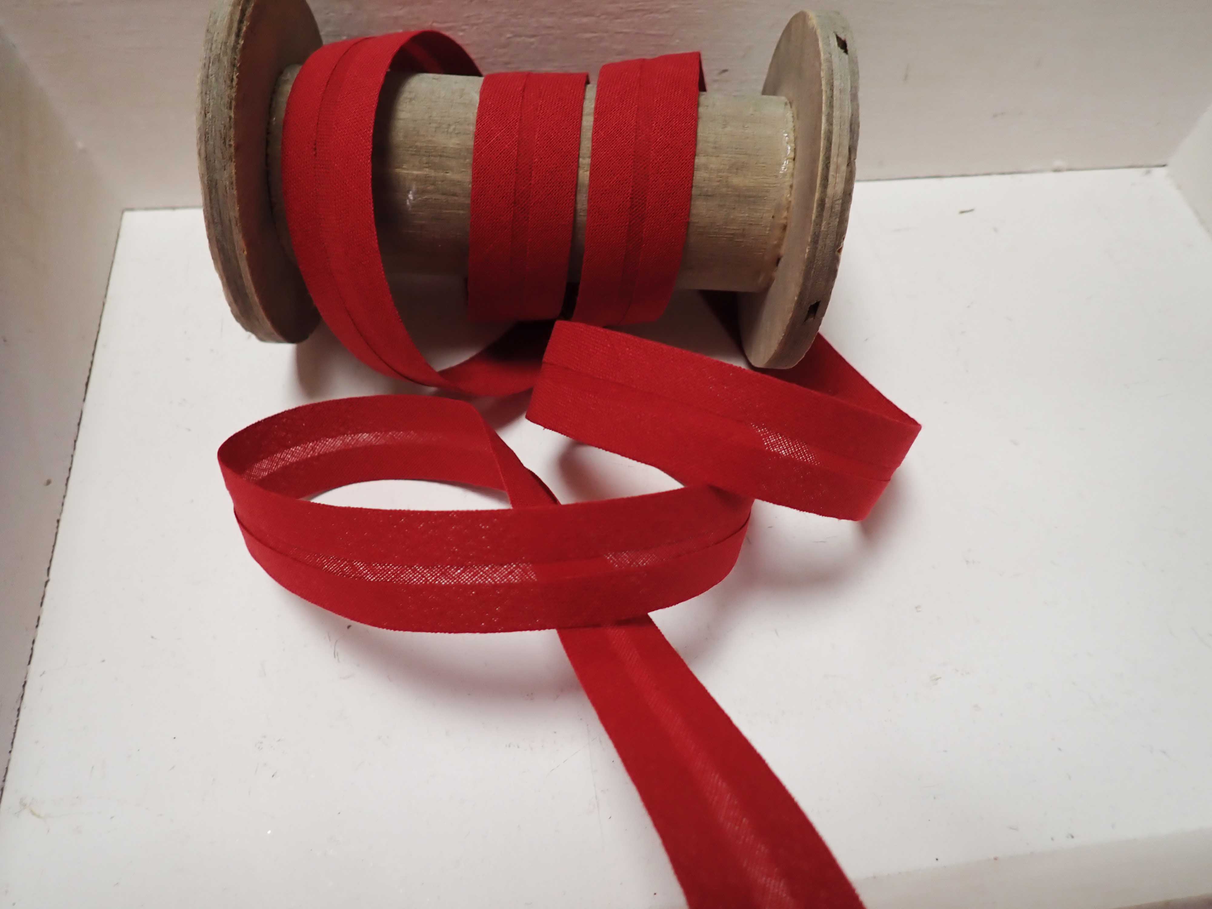 ŠIKMÝ BAVLNĚNÝ PROUŽEK - BORDO - šíře 20 mm zažehlený