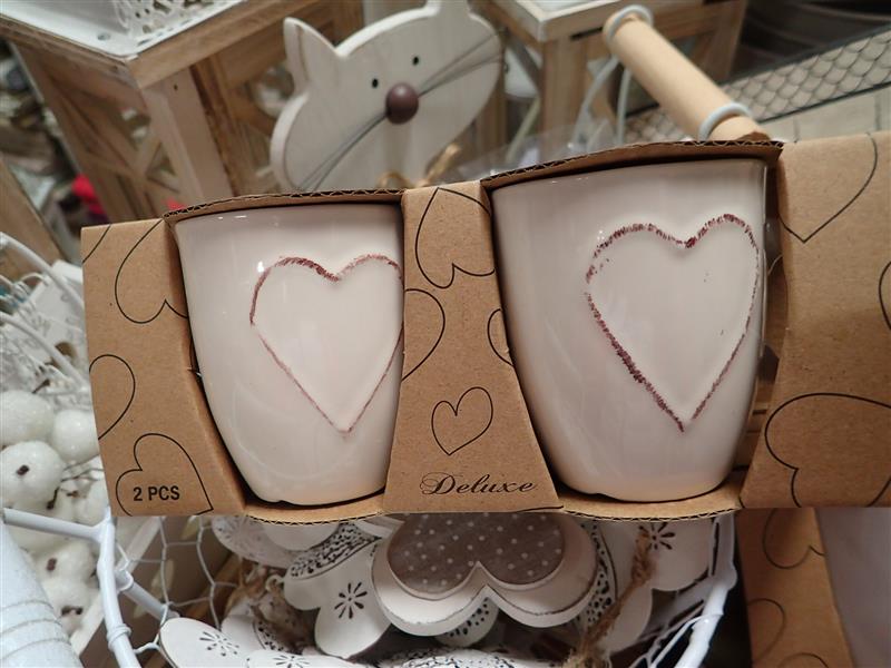 HRNÍČEK - SRDCE - 2 KUSY