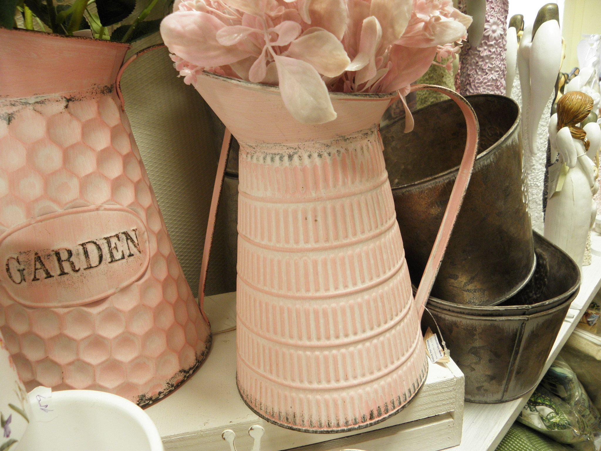 PLECHOVÁ KONVIČKA RŮŽOVÁ - VPRAVO