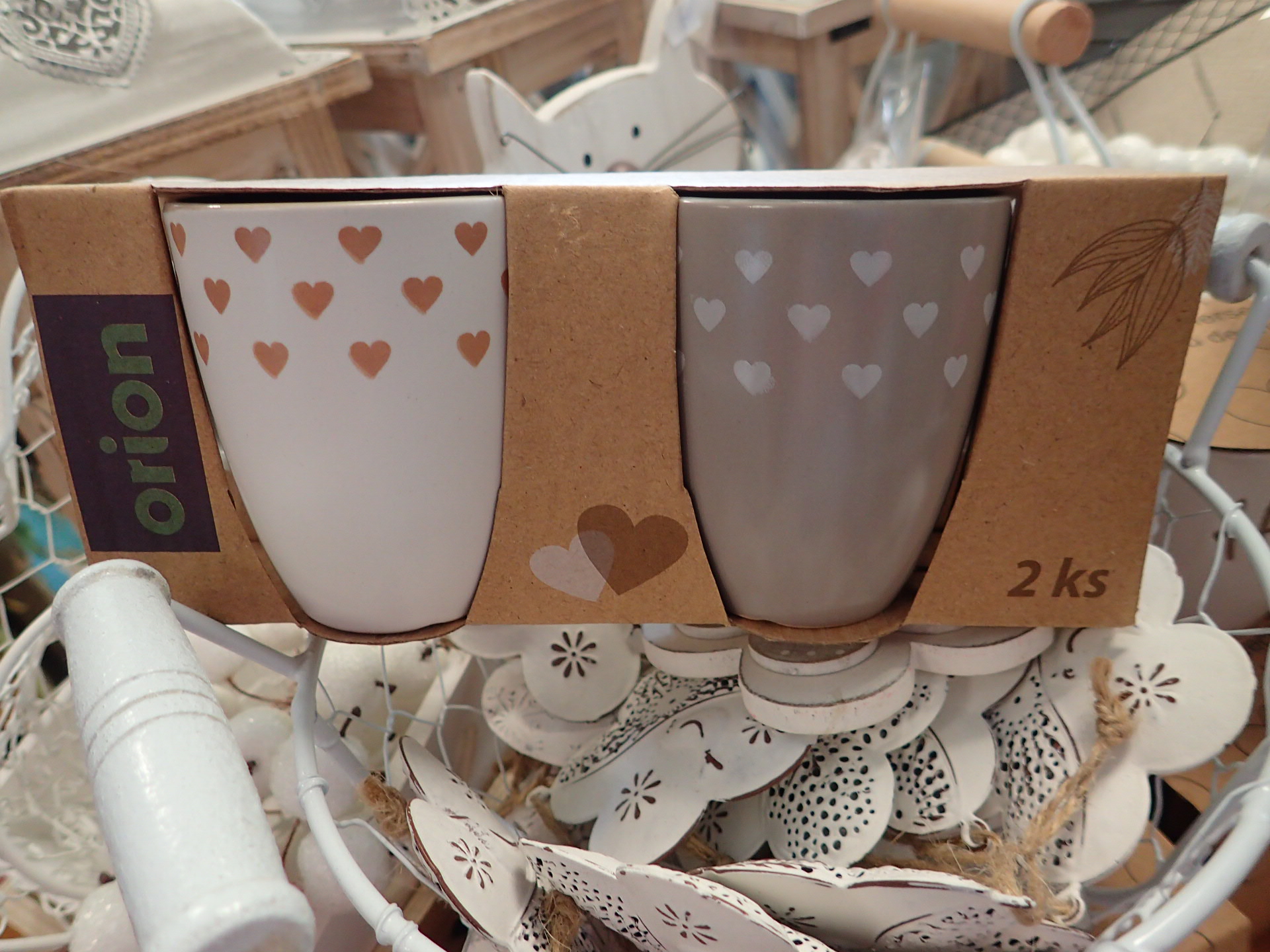 HRNÍČEK - SRDCE - 2 KUSY