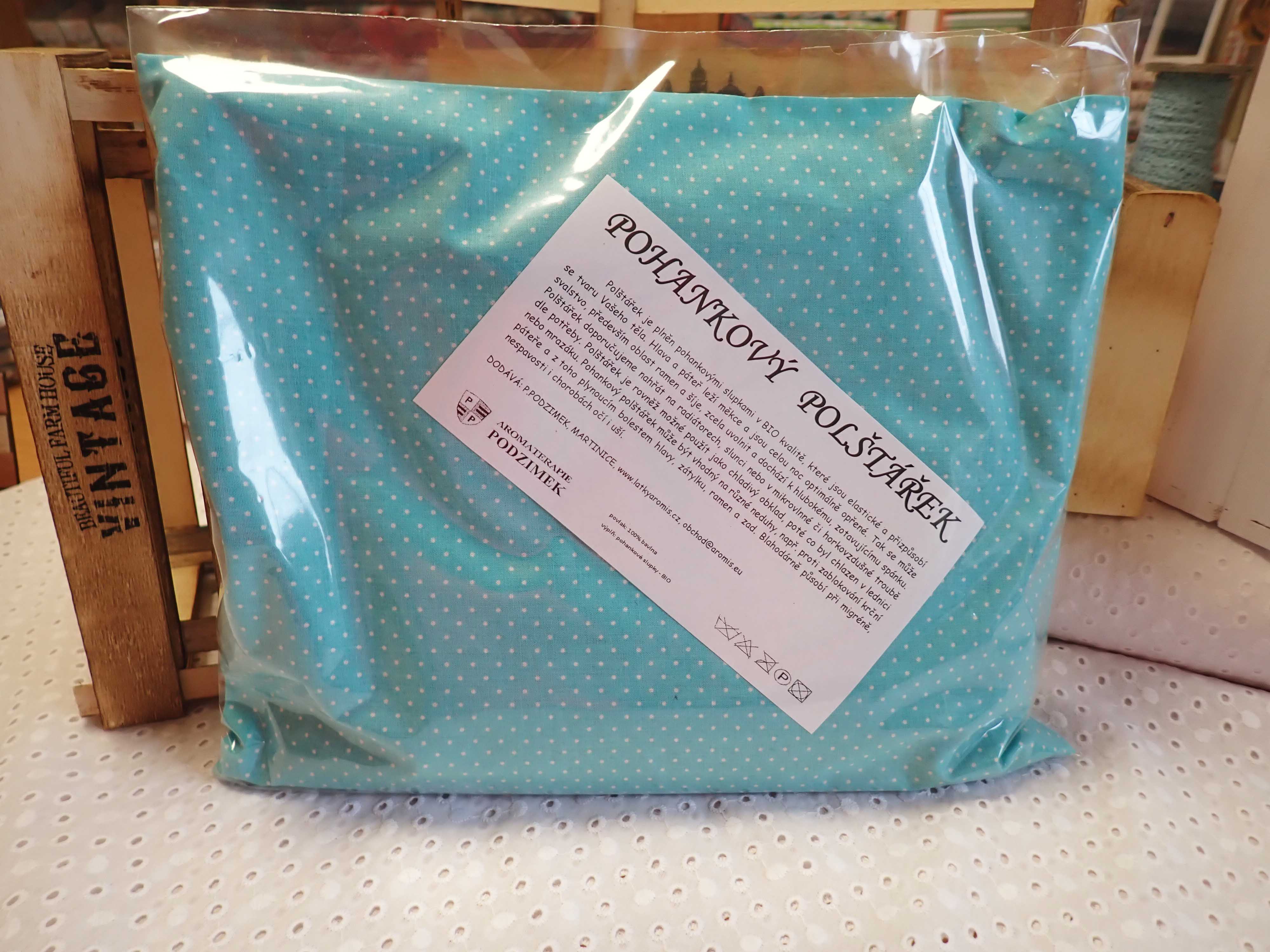 NAHŘÍVACÍ POHANKOVÝ POLŠTÁŘEK - STŘEDNÍ