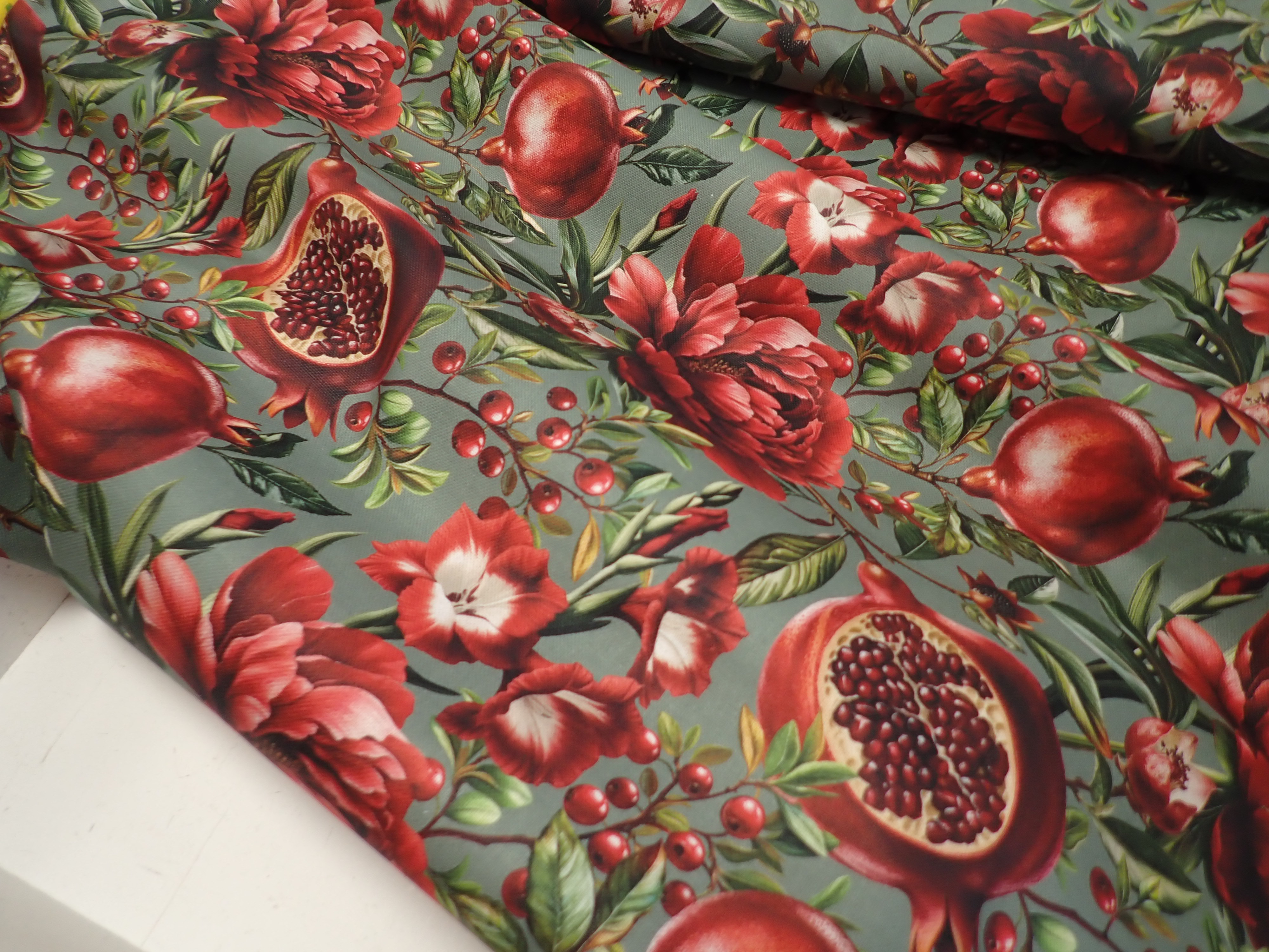 LÁTKA - POTAHOVKA - FOTOTISK - GRANÁTOVÉ JABLKO