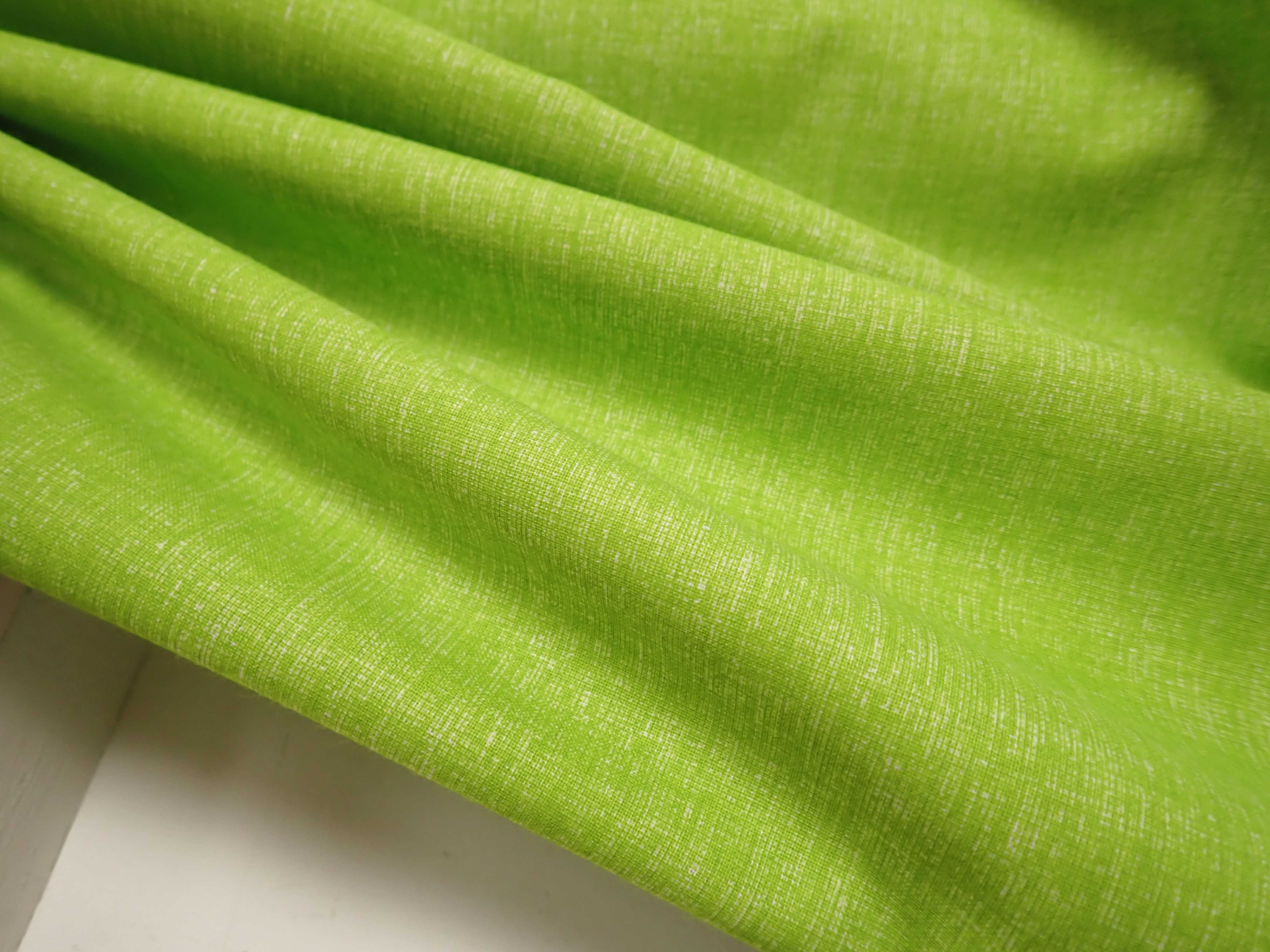 LÁTKA - LNĚNÝ EFEKT - JARNÍ ZELENÁ