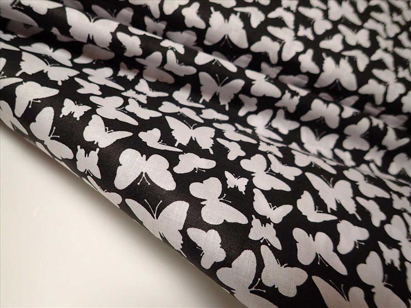 LÁTKA - ČERNÁ + BÍLÍ MOTÝLCI