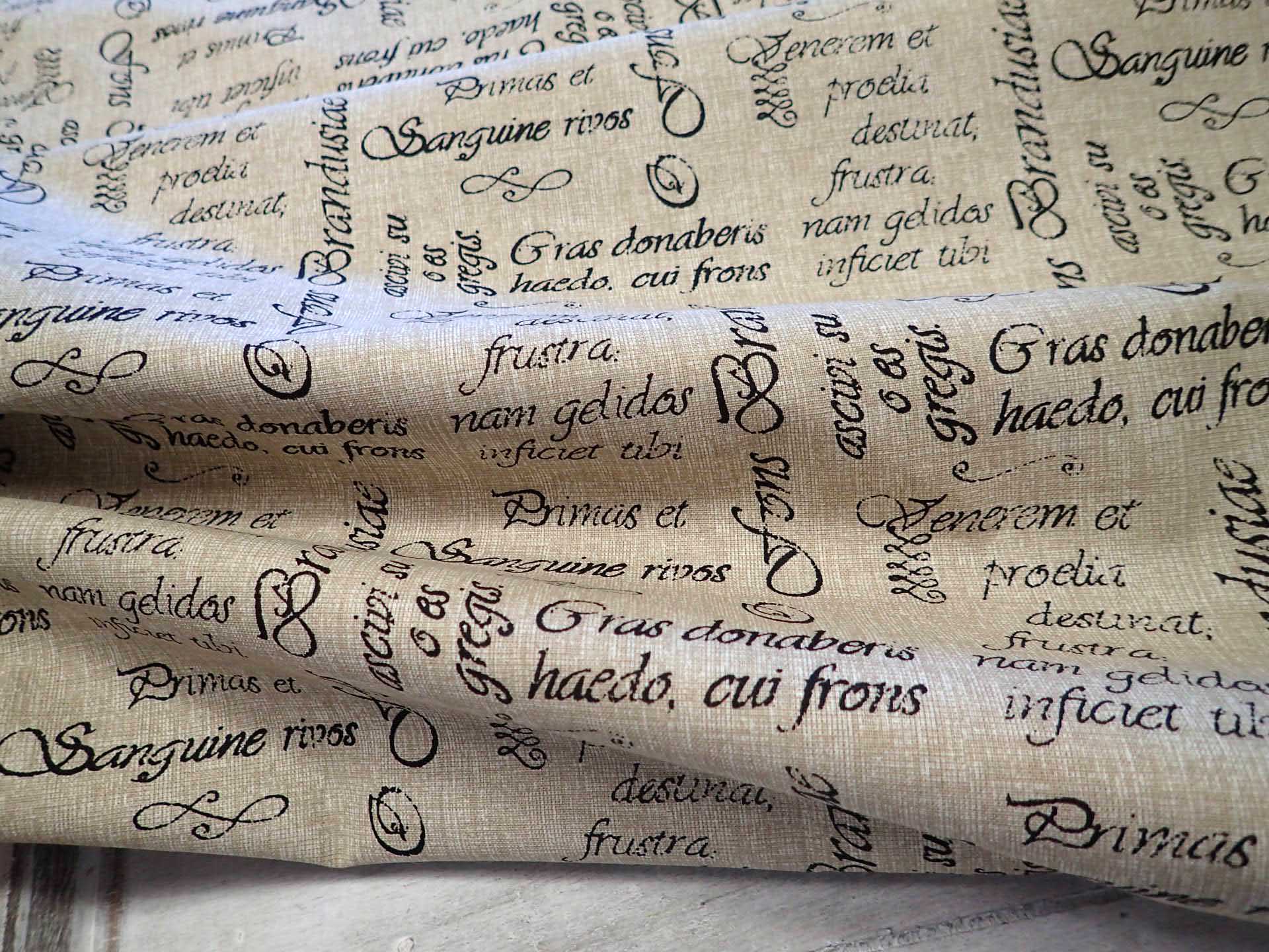 LÁTKA - LNĚNÝ EFEKT + PÍSMO - MALÉ