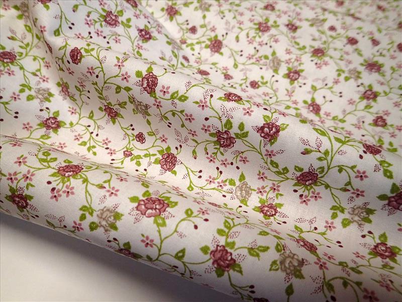 LÁTKA - SMETANOVÁ + BORDOFIALOVÉ KYTIČKY