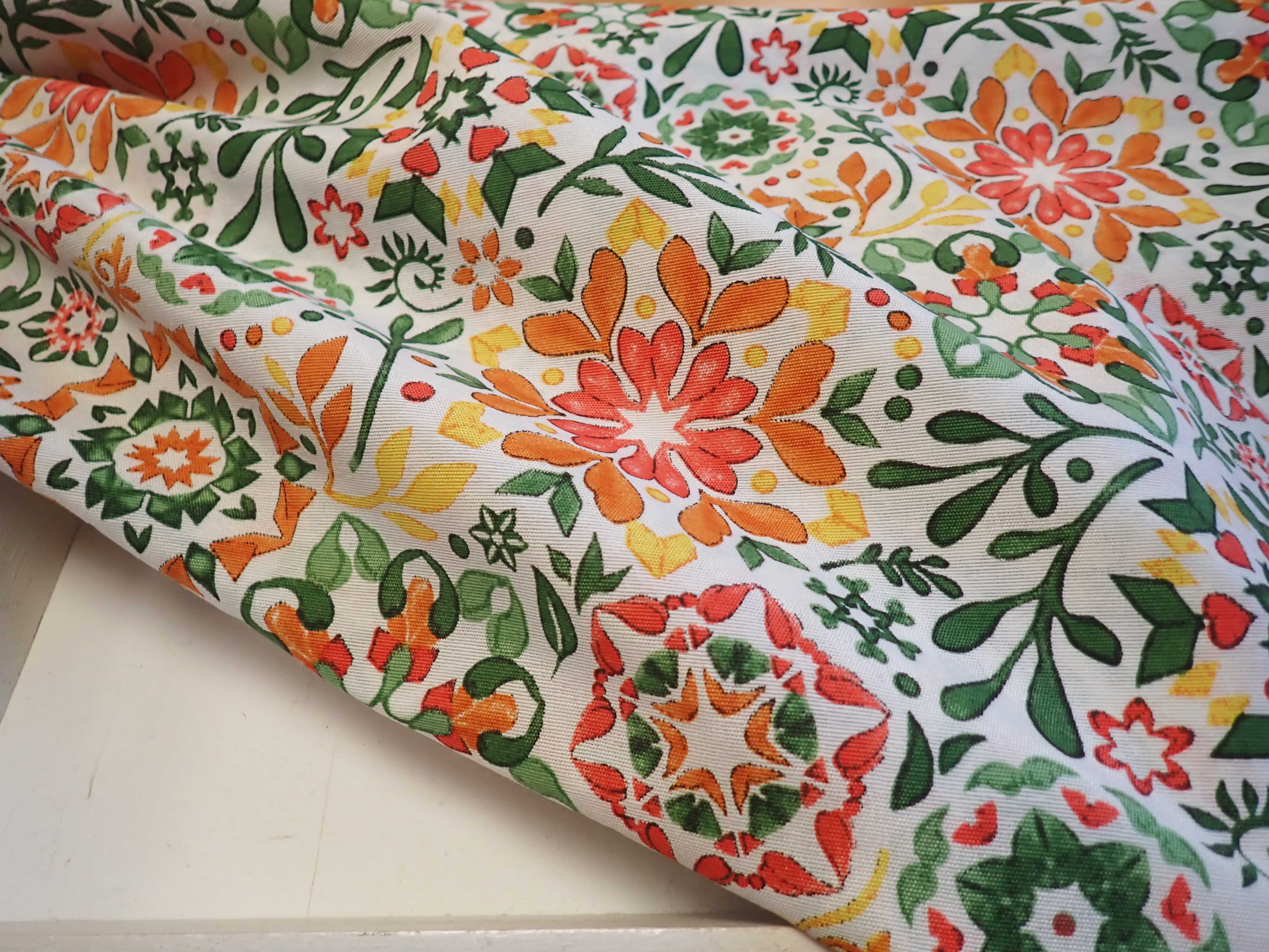 LÁTKA - POTAHOVKA - ORANŽOVÁ + ZELENÁ