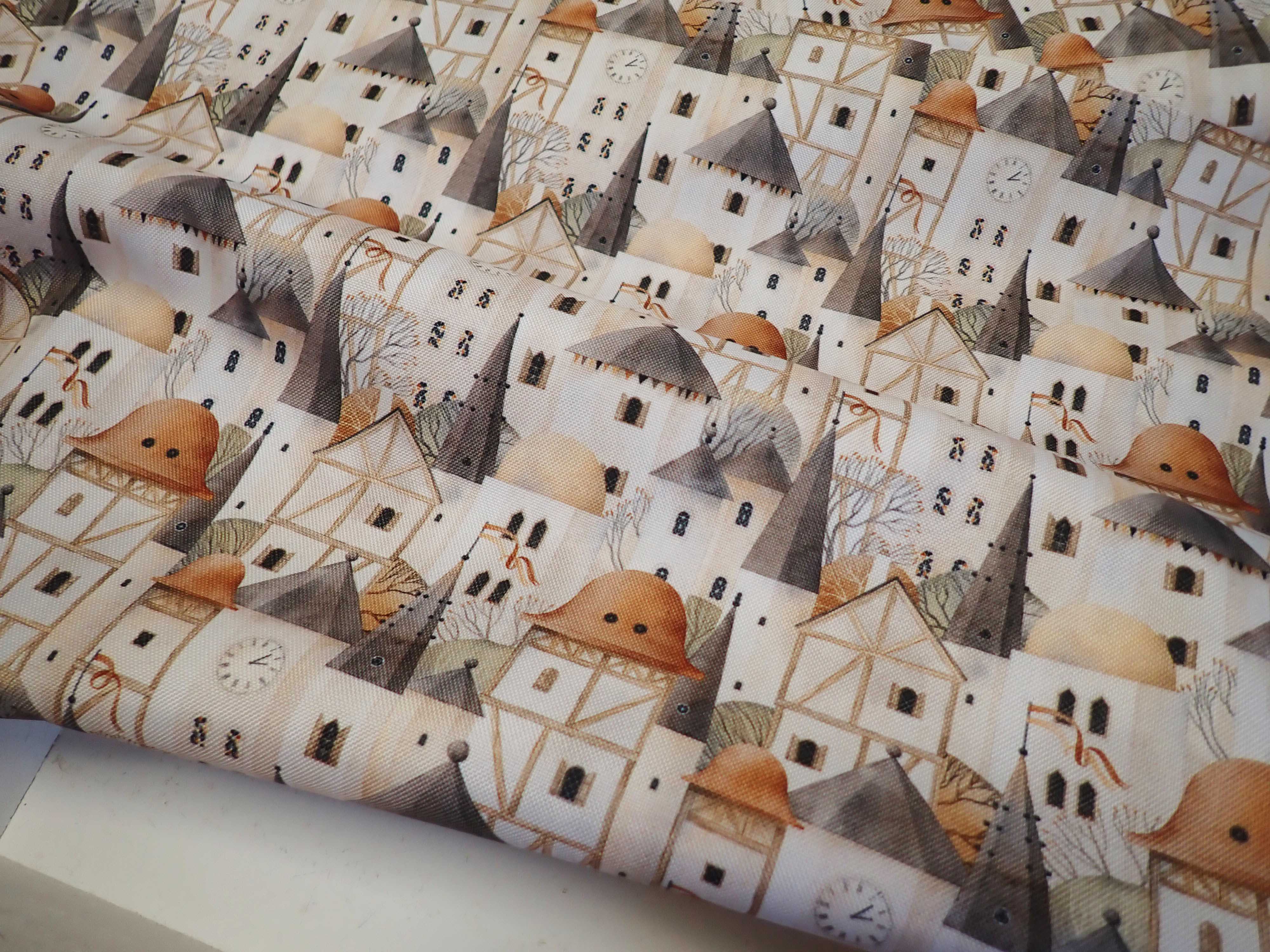 LÁTKA - KOČÁRKOVINA - FOTOTISK - DOMEČKY