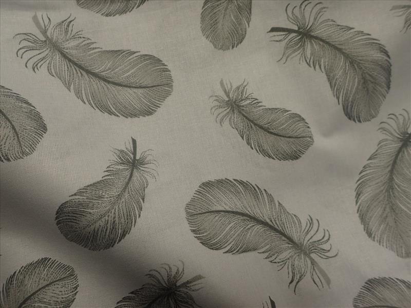 LÁTKA - BÍLÁ + ŠEDÁ PEŘÍČKA