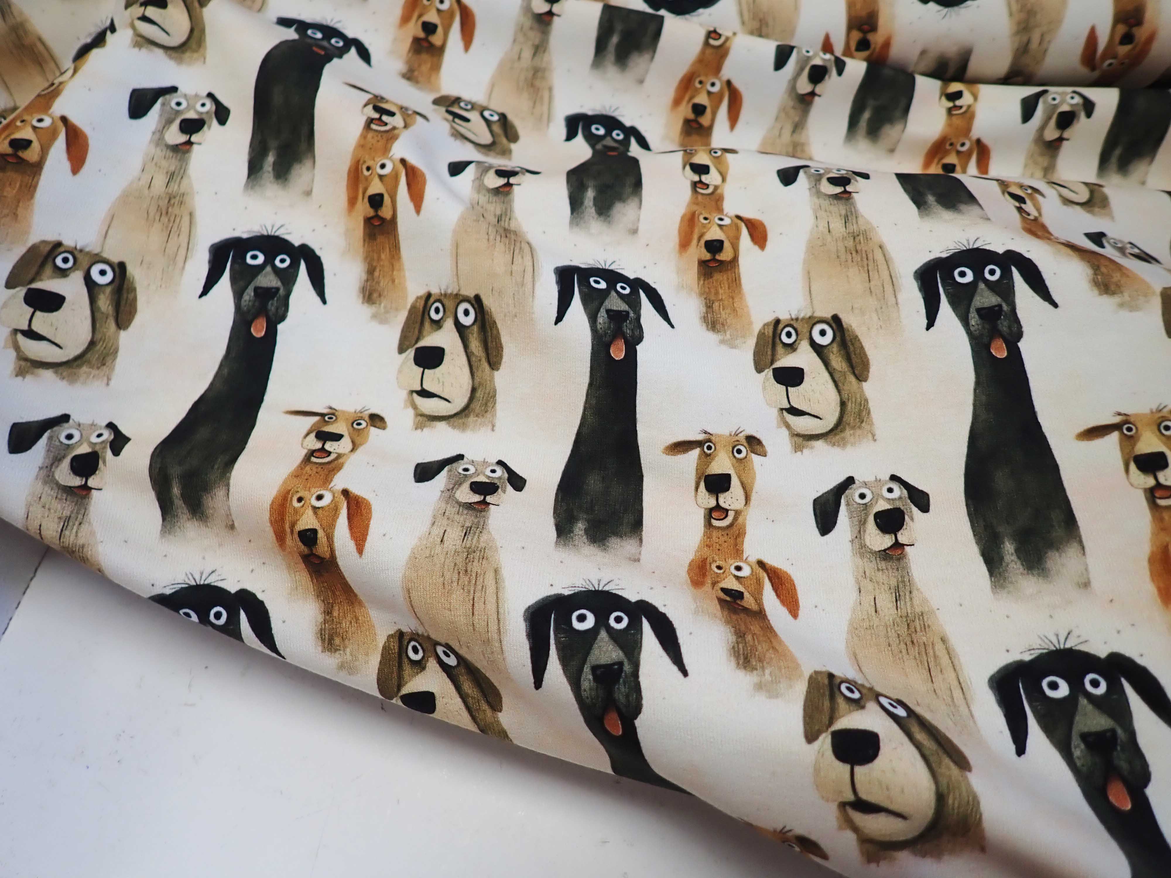 LÁTKA - TEPLÁKOVINA - FOTOTISK - PEJSKOVÉ