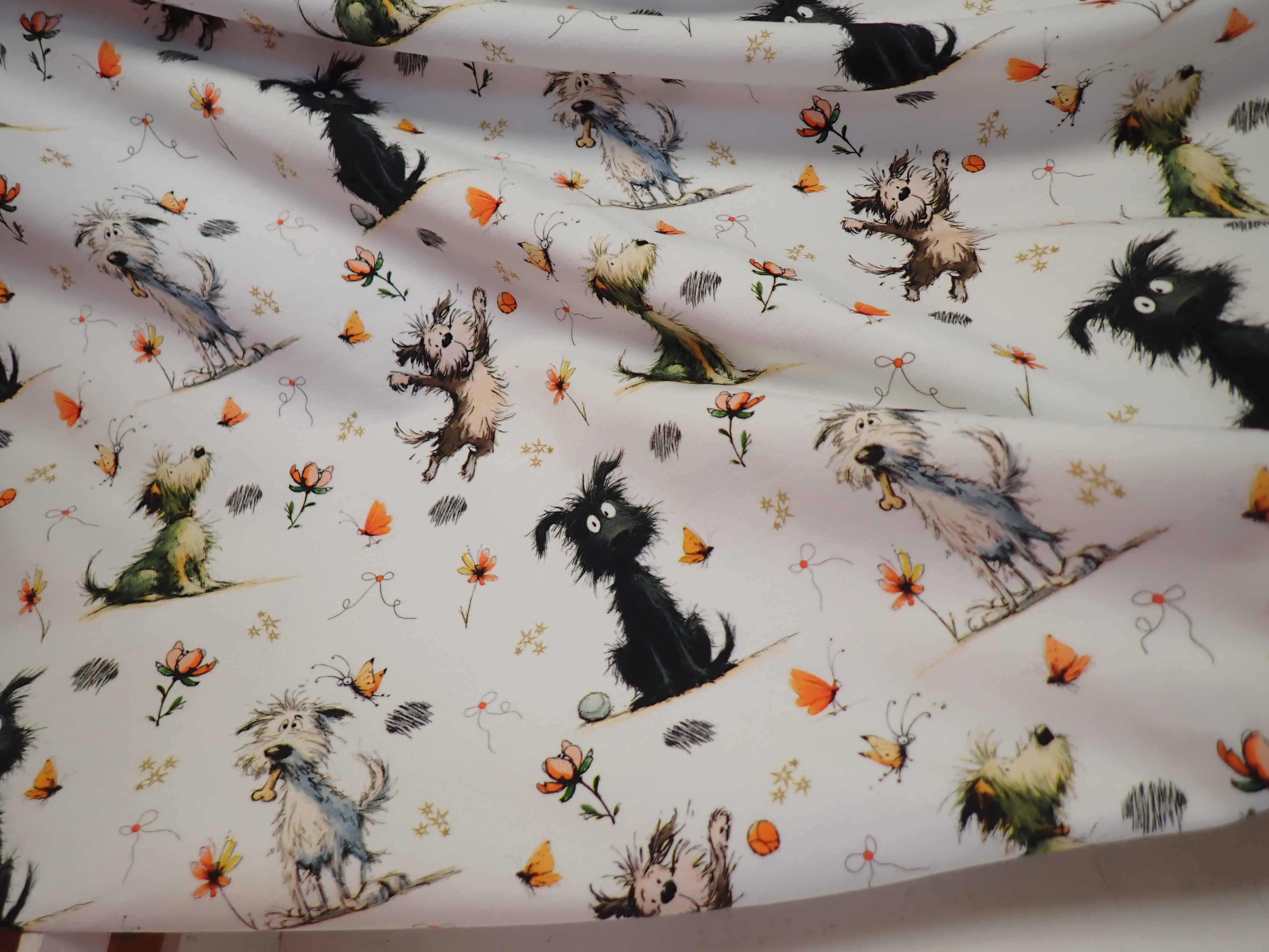 LÁTKA - TEPLÁKOVINA - FOTOTISK - PEJSKOVÉ