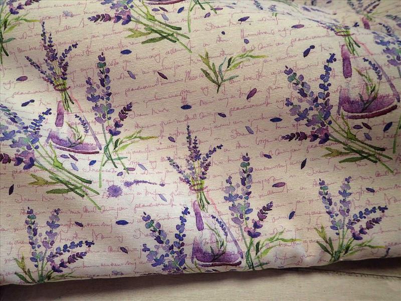 LÁTKA - POTAHOVKA - LEVANDULE + PÍSMO