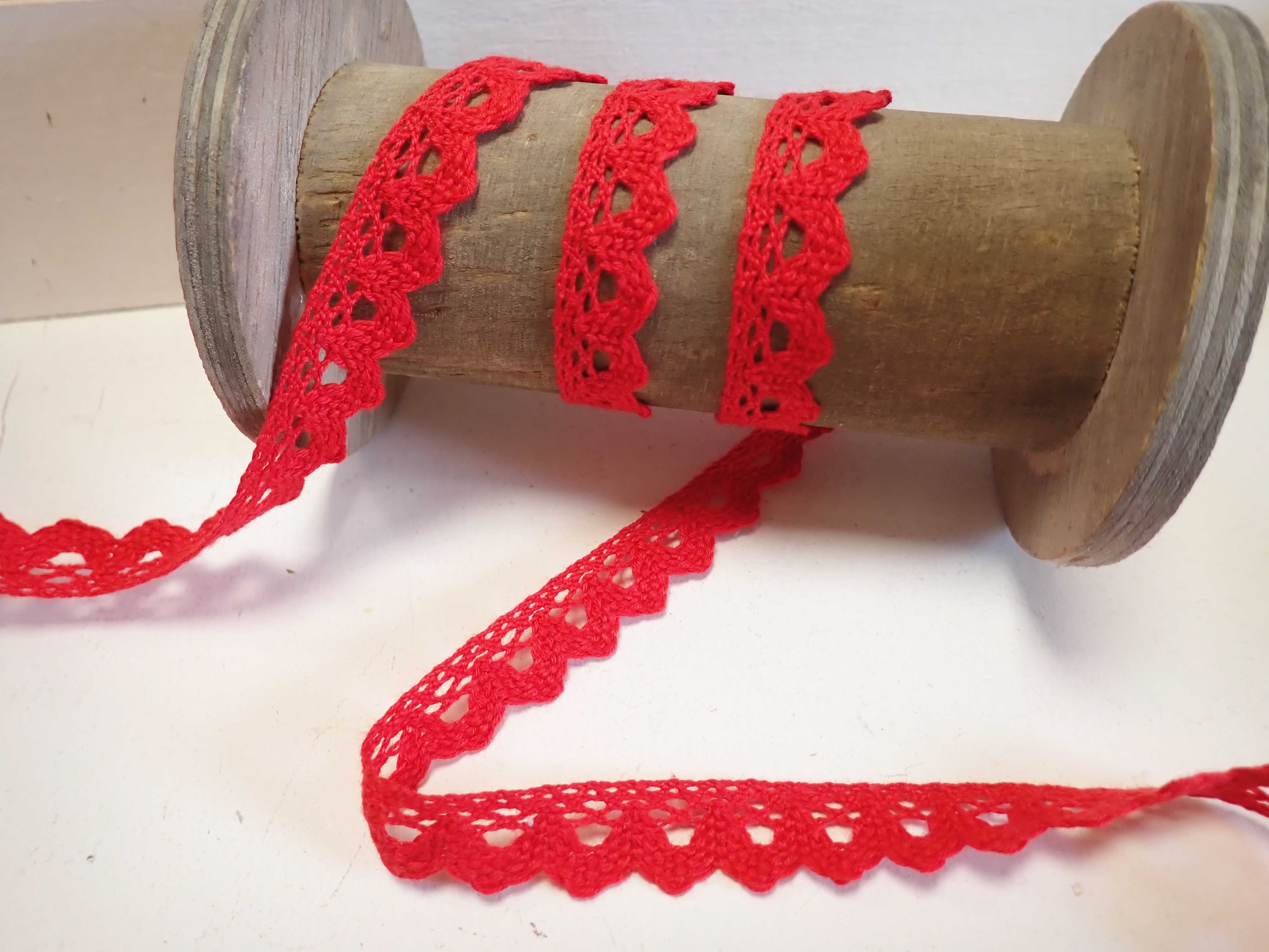 KRAJKA - PALIČKOVANÁ - ČERVENÁ