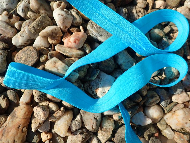 ELASTICKÝ ŠIKMÝ PROUŽEK - TYRKYSOVÝ - ŠÍŘE 18 MM