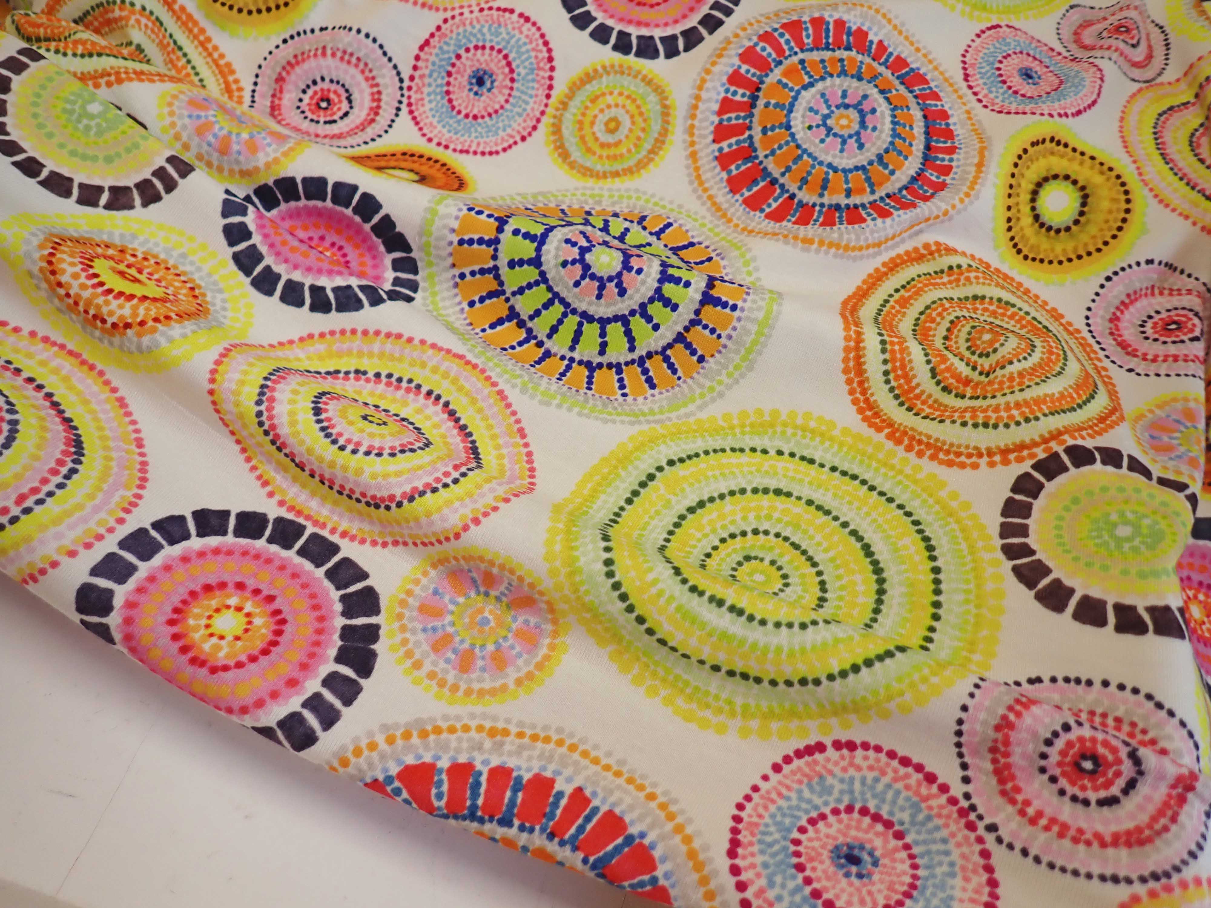 VISKÓZOVÝ ÚPLET - MANDALY - FOTOTISK