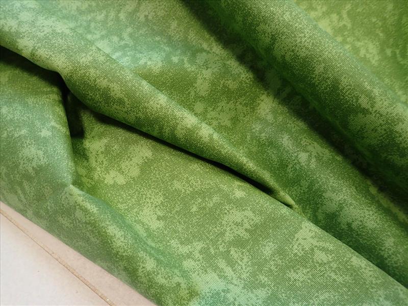 látka - MRAMOR - LAHVOVĚ ZELENÝ