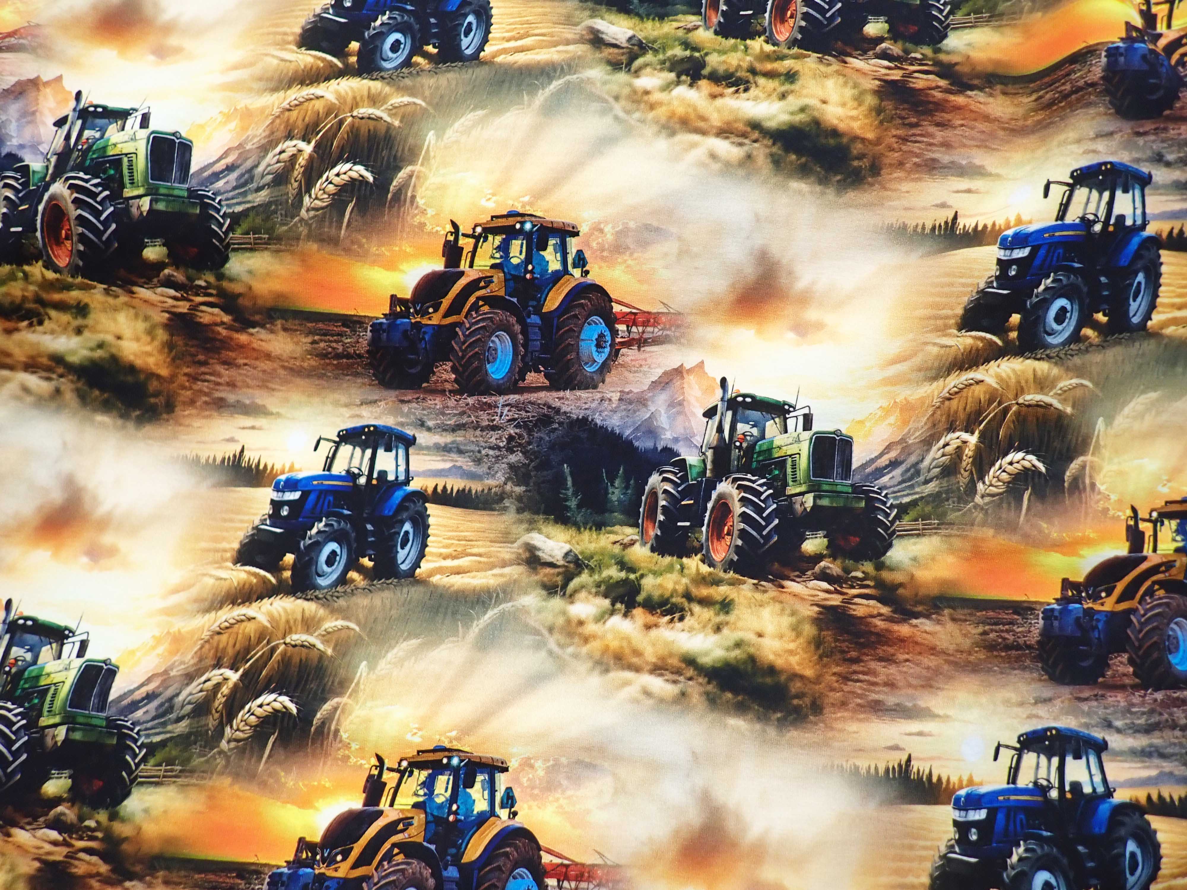 LÁTKA - TEPLÁKOVINA - FOTOTISK - TRAKTORY