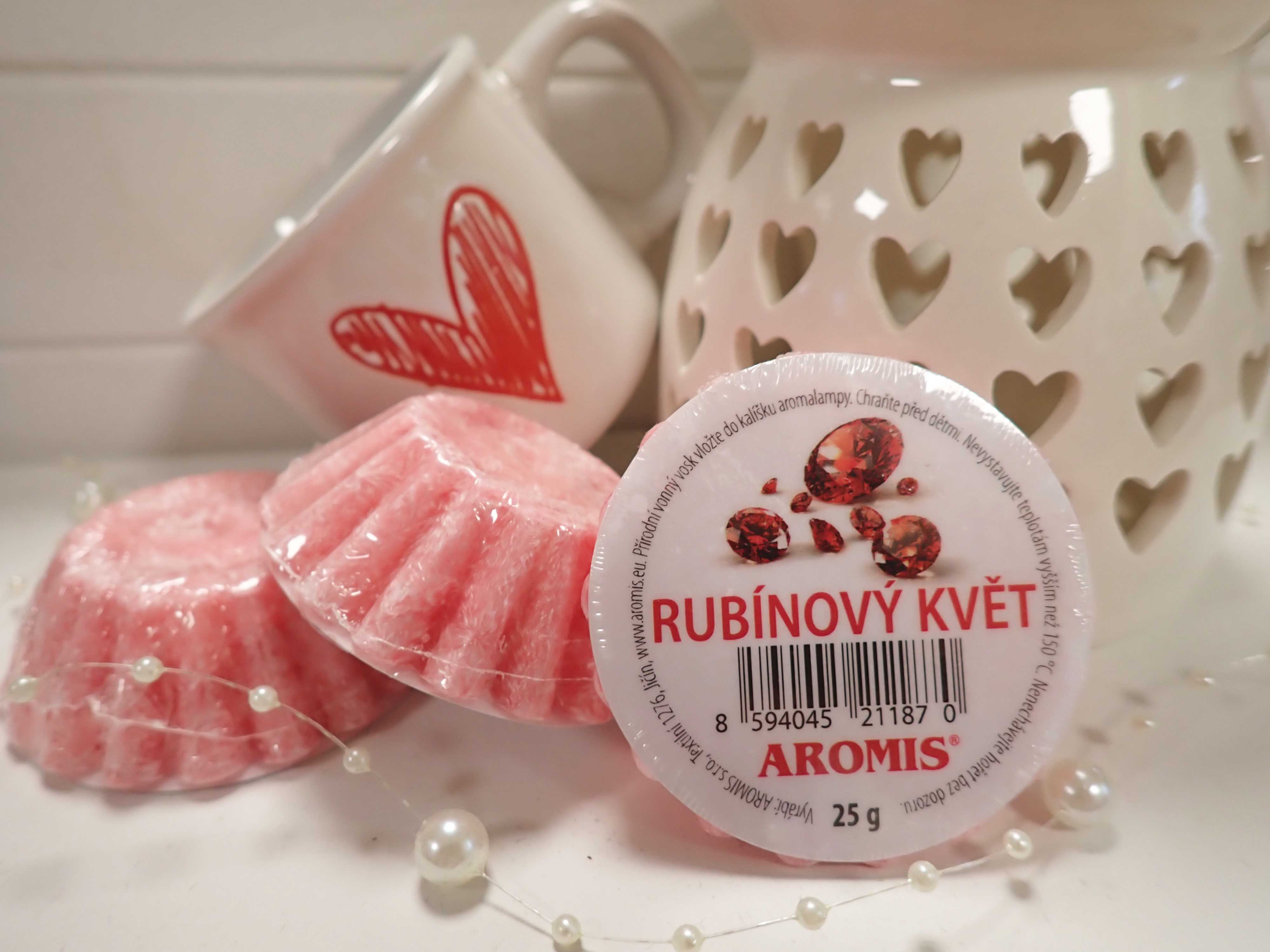 VONNÝ VOSK DO AROMALAMP- RUBÍNOVÝ KVĚT