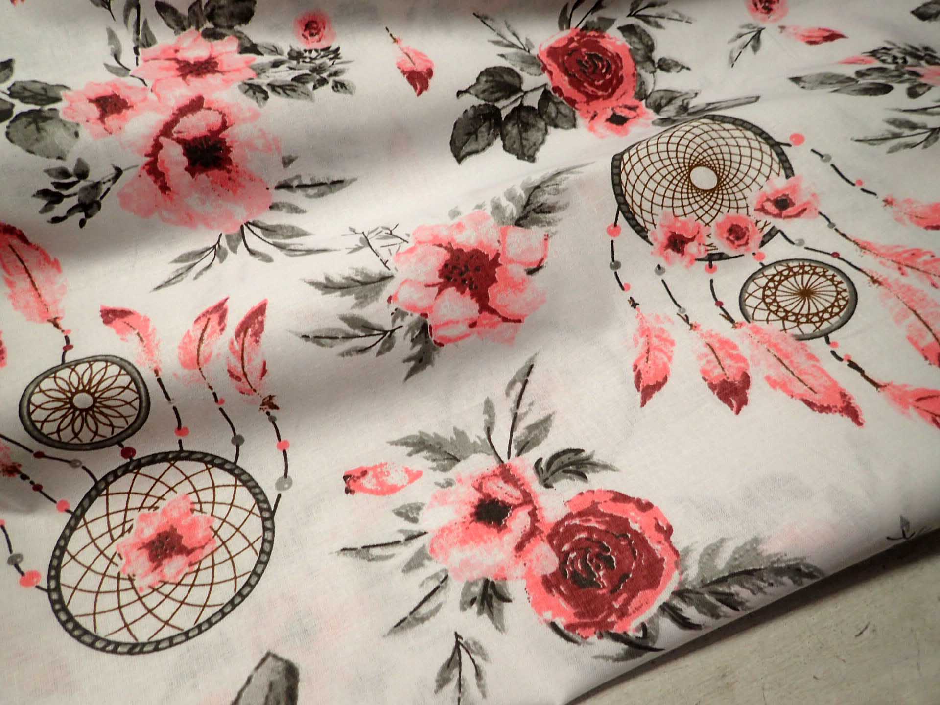 LÁTKA - LAPAČE SNŮ + RŮŽE