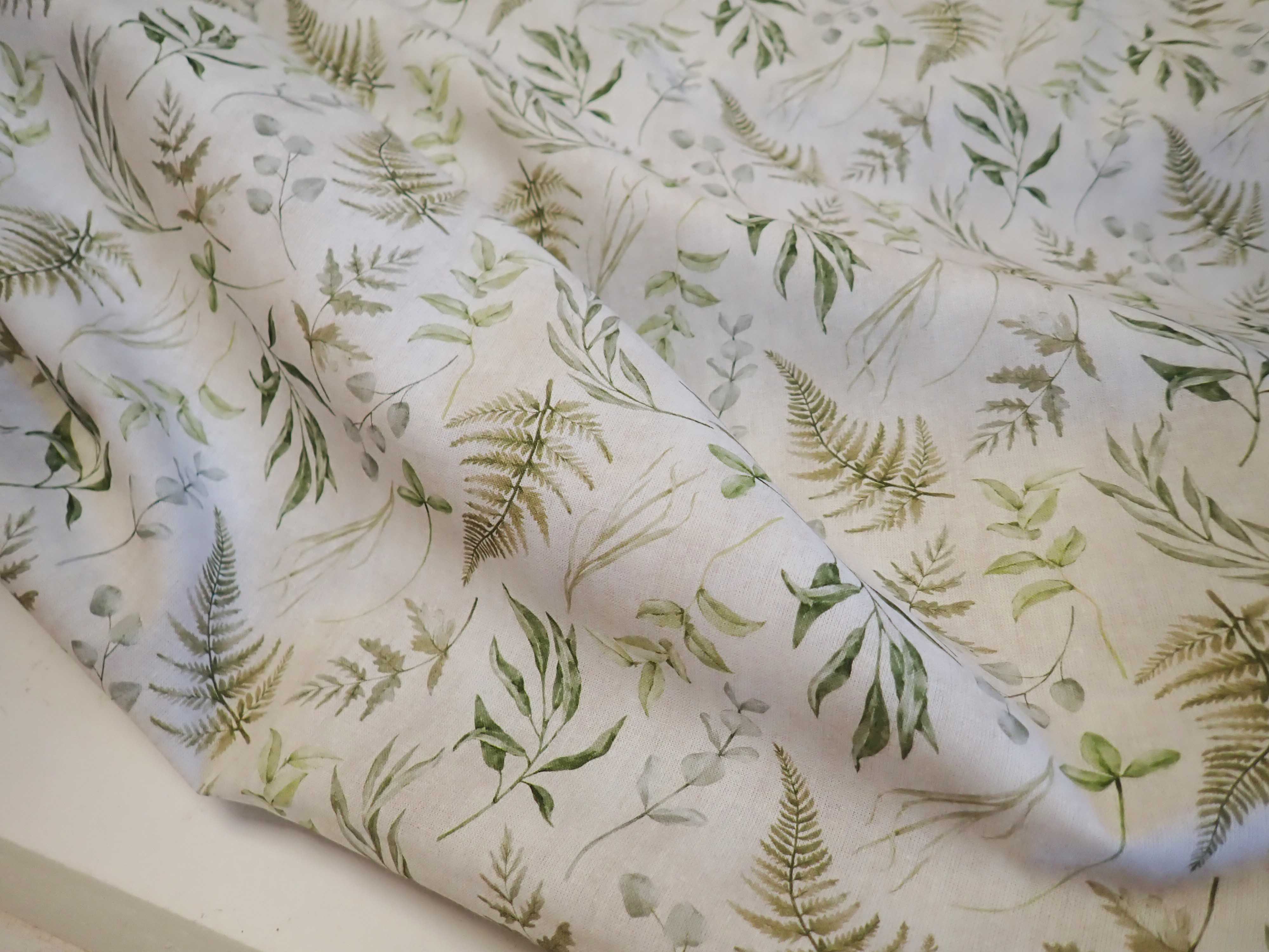 LÁTKA - POPELÍN - KAPRADÍ + LISTY