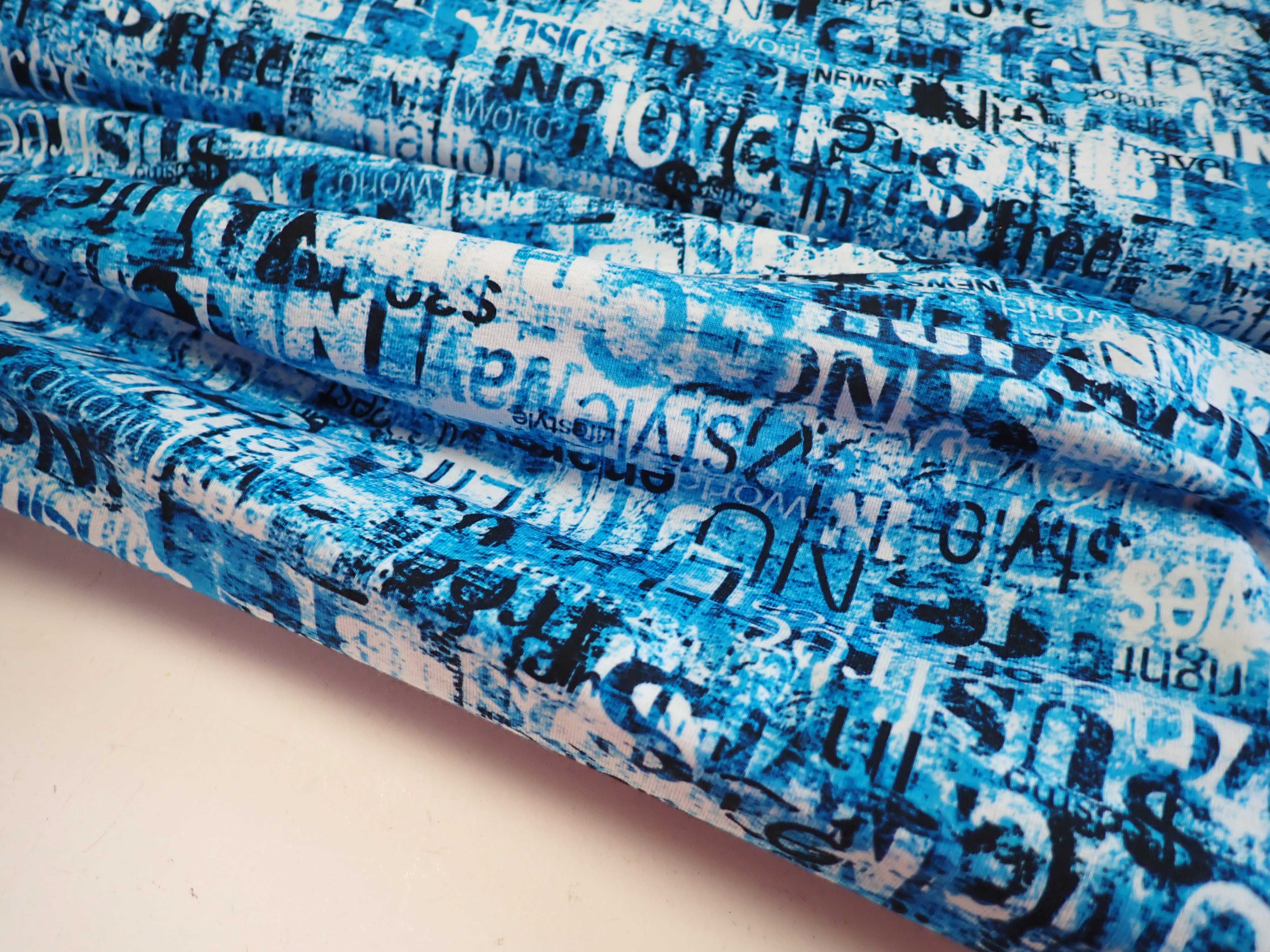 PLETENINA - JERSEY - FOTOTISK - PÍSMO