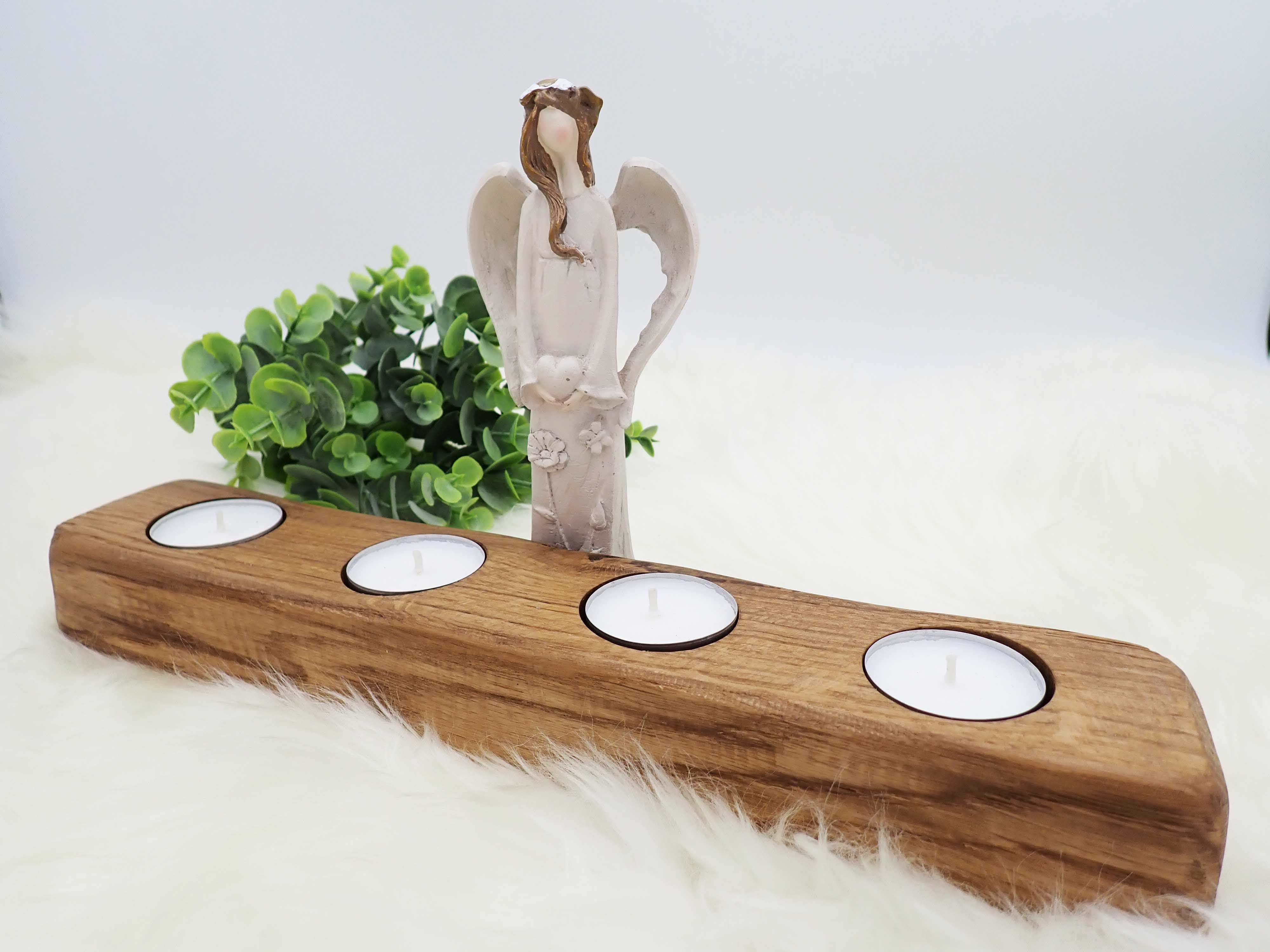 DUBOVÝ RUSTIKÁLNÍ SVÍCEN