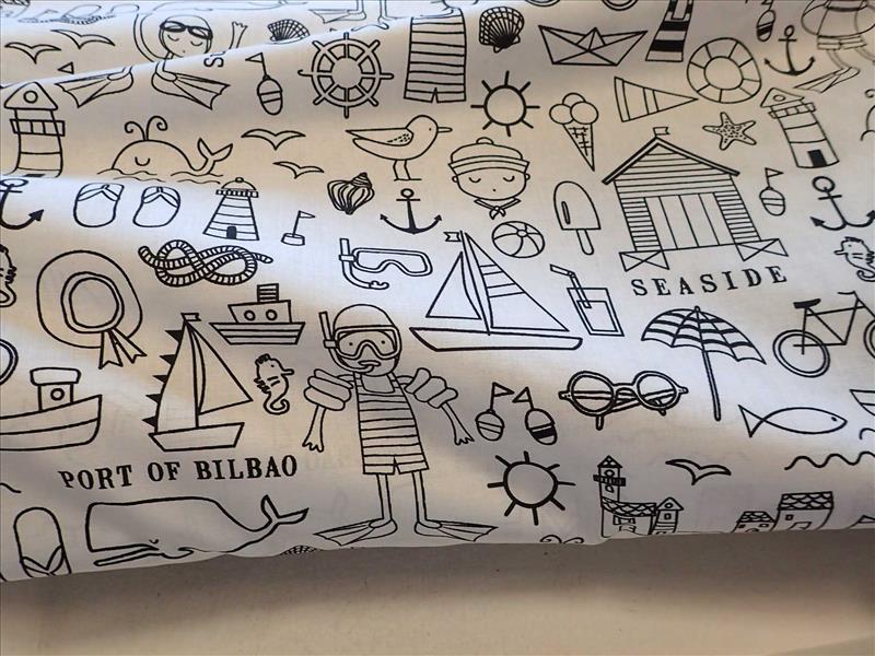 LÁTKA - OMALOVÁNKY - NÁMOŘNICKÉ