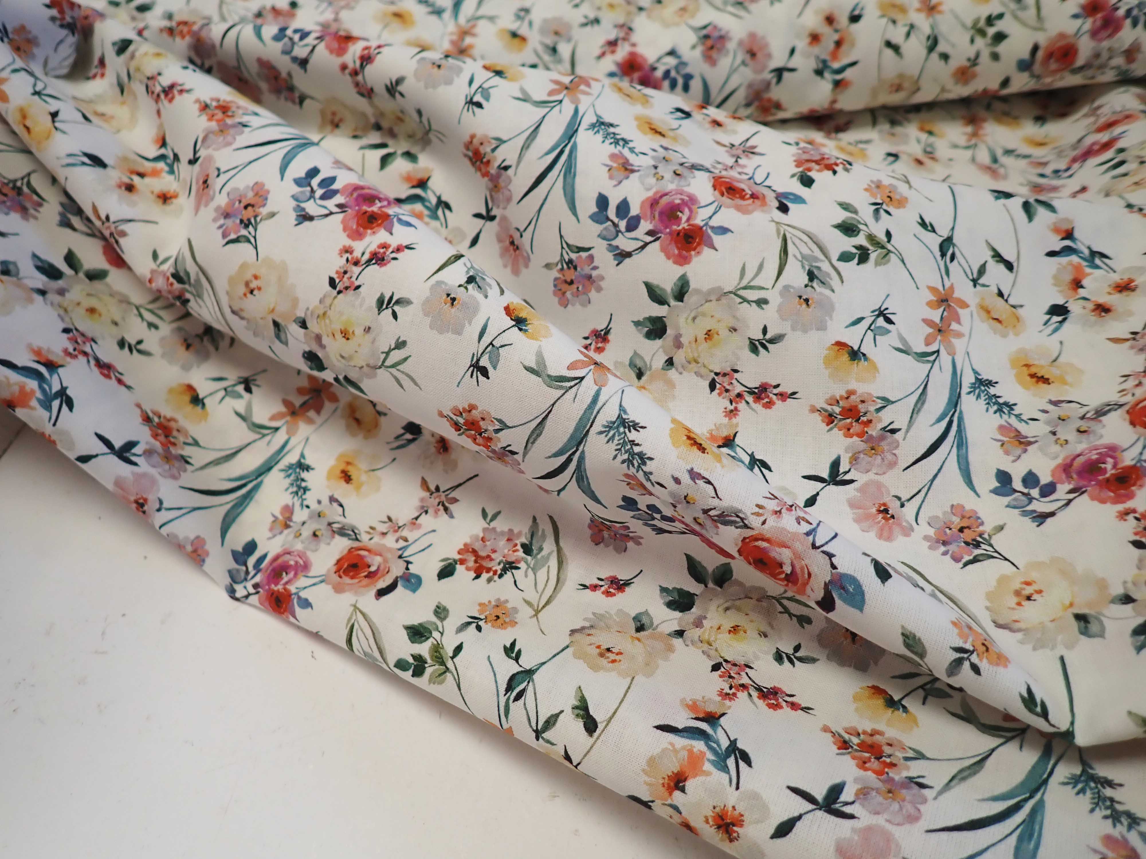 LÁTKA - POPELÍN - FOTOTISK - KYTIČKY