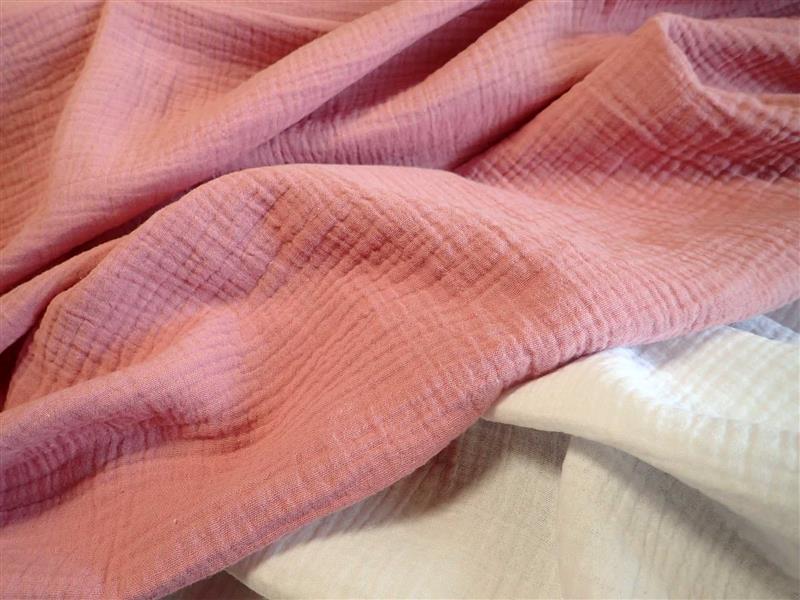 LÁTKA - DVOJITÁ GÁZOVINA - FÁČOVINA - STARORŮŽOVÁ