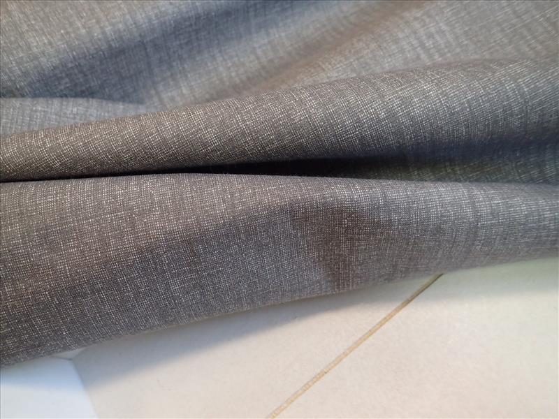 látka - LNĚNÝ EFEKT - TMAVĚ ŠEDÝ