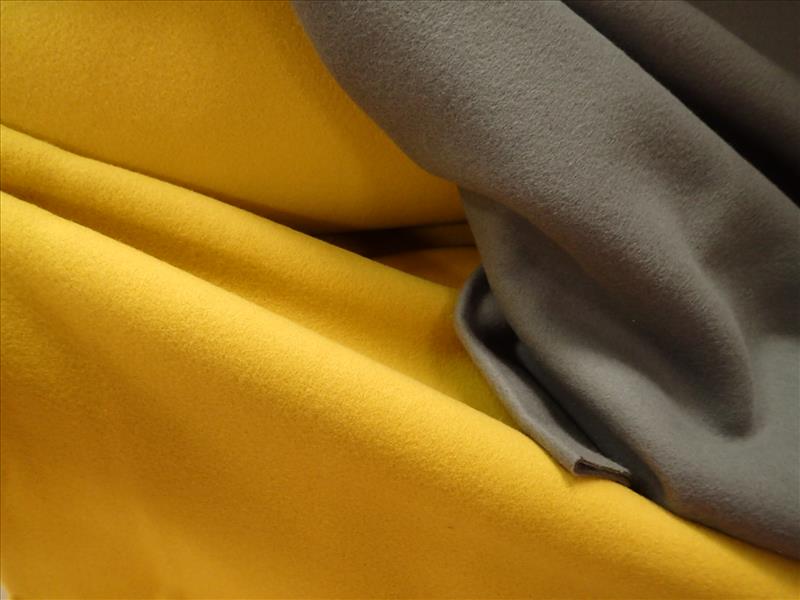 FLEECE - 100% BAVLNA -  HOŘČICOVÁ