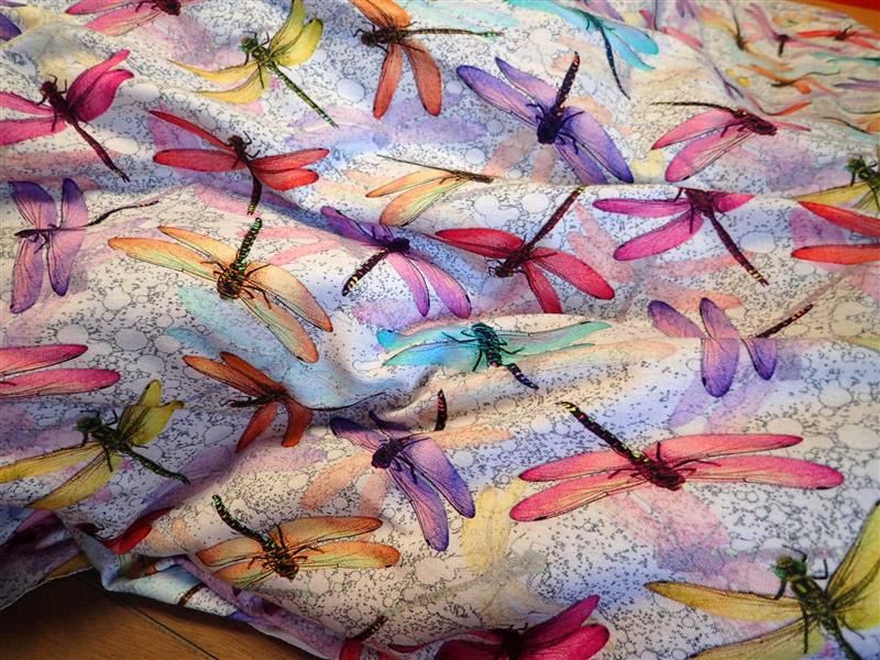 PLETENINA - JESREY - FOTOTISK - BAREVNÉ VÁŽKY