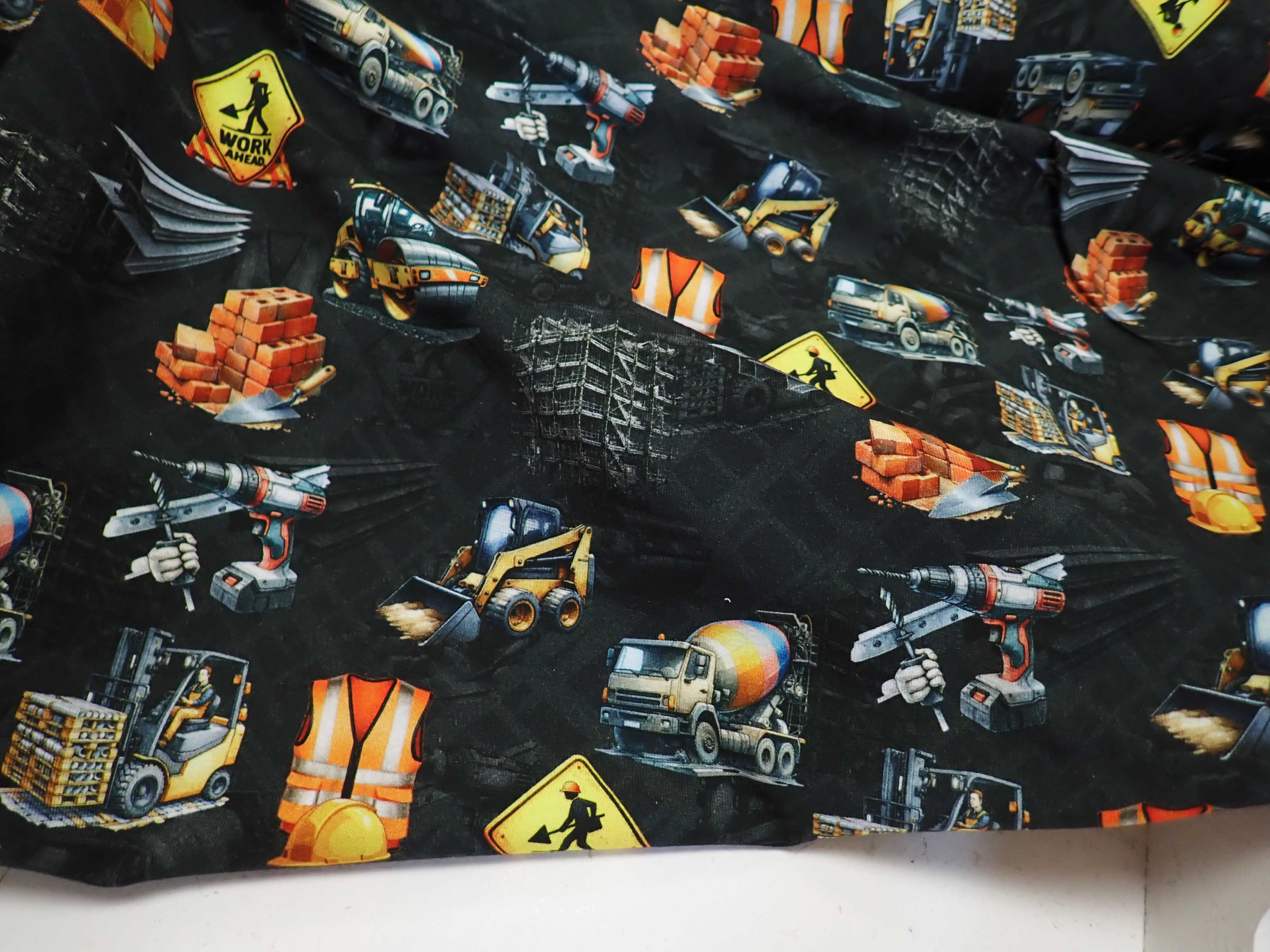 LÁTKA - TEPLÁKOVINA - FOTOTISK - VRTAČKA + VÁLEC + BAGR