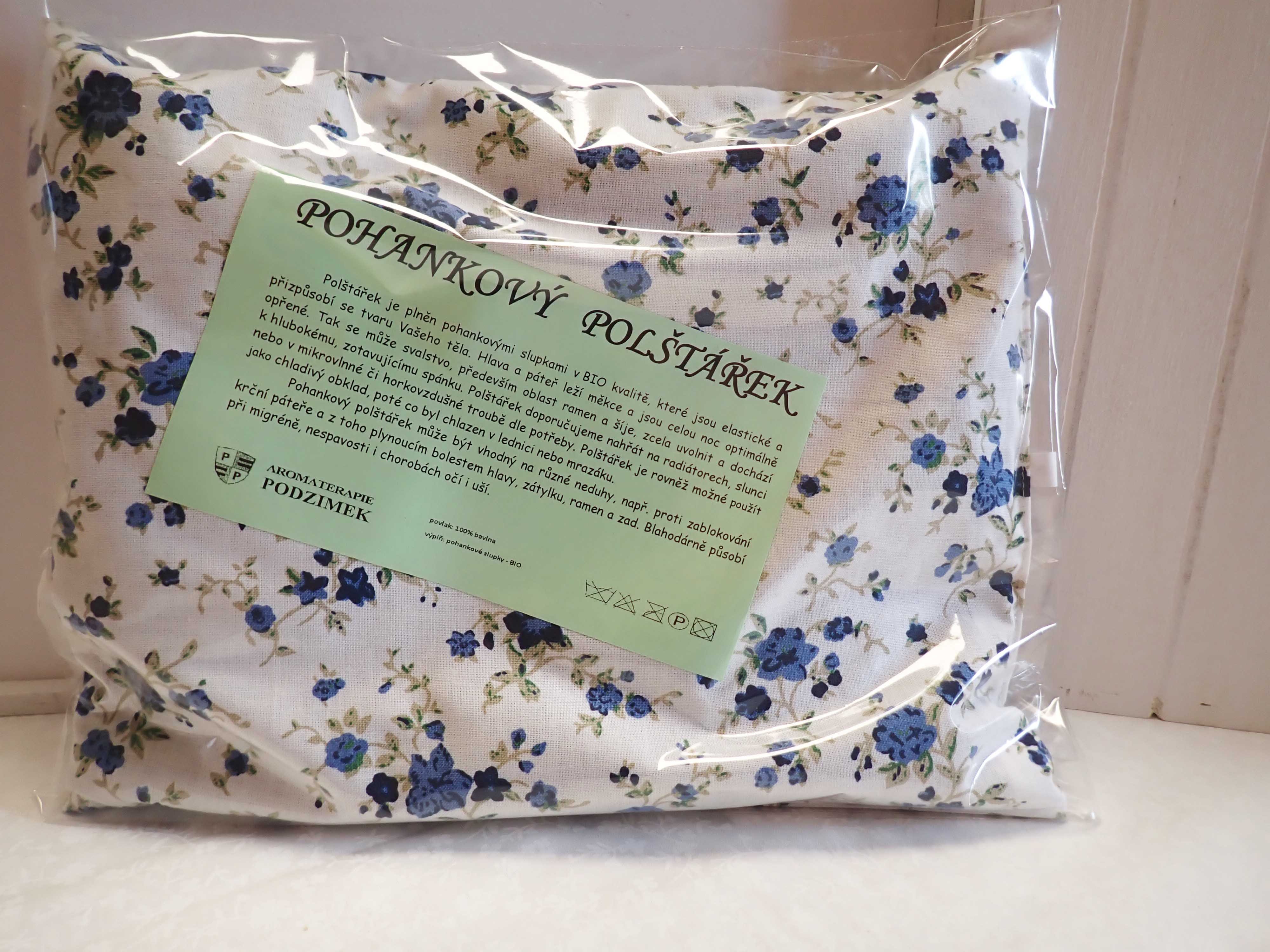 NAHŘÍVACÍ POHANKOVÝ POLŠTÁŘEK - STŘEDNÍ