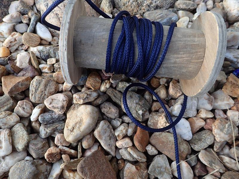 Oděvní šňůra - TMAVĚ MODRÁ