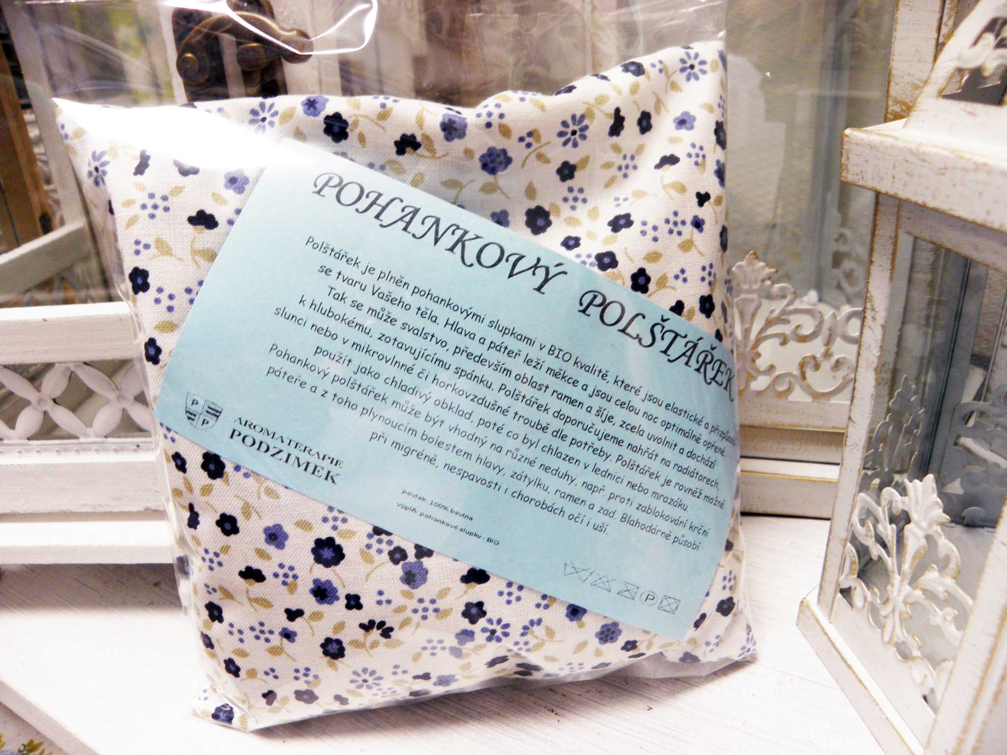 NAHŘÍVACÍ POHANKOVÝ POLŠTÁŘEK - MALÝ