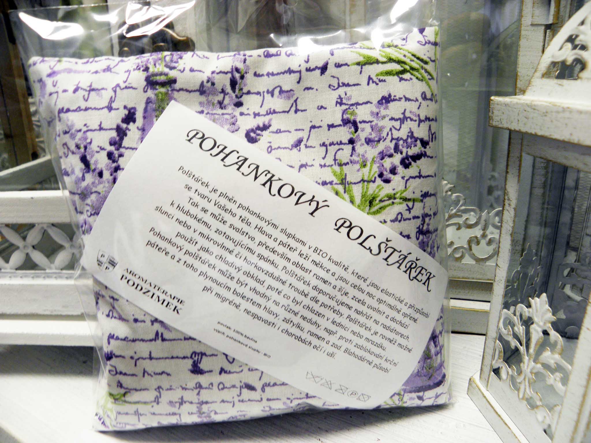 NAHŘÍVACÍ POHANKOVÝ POLŠTÁŘEK - MALÝ