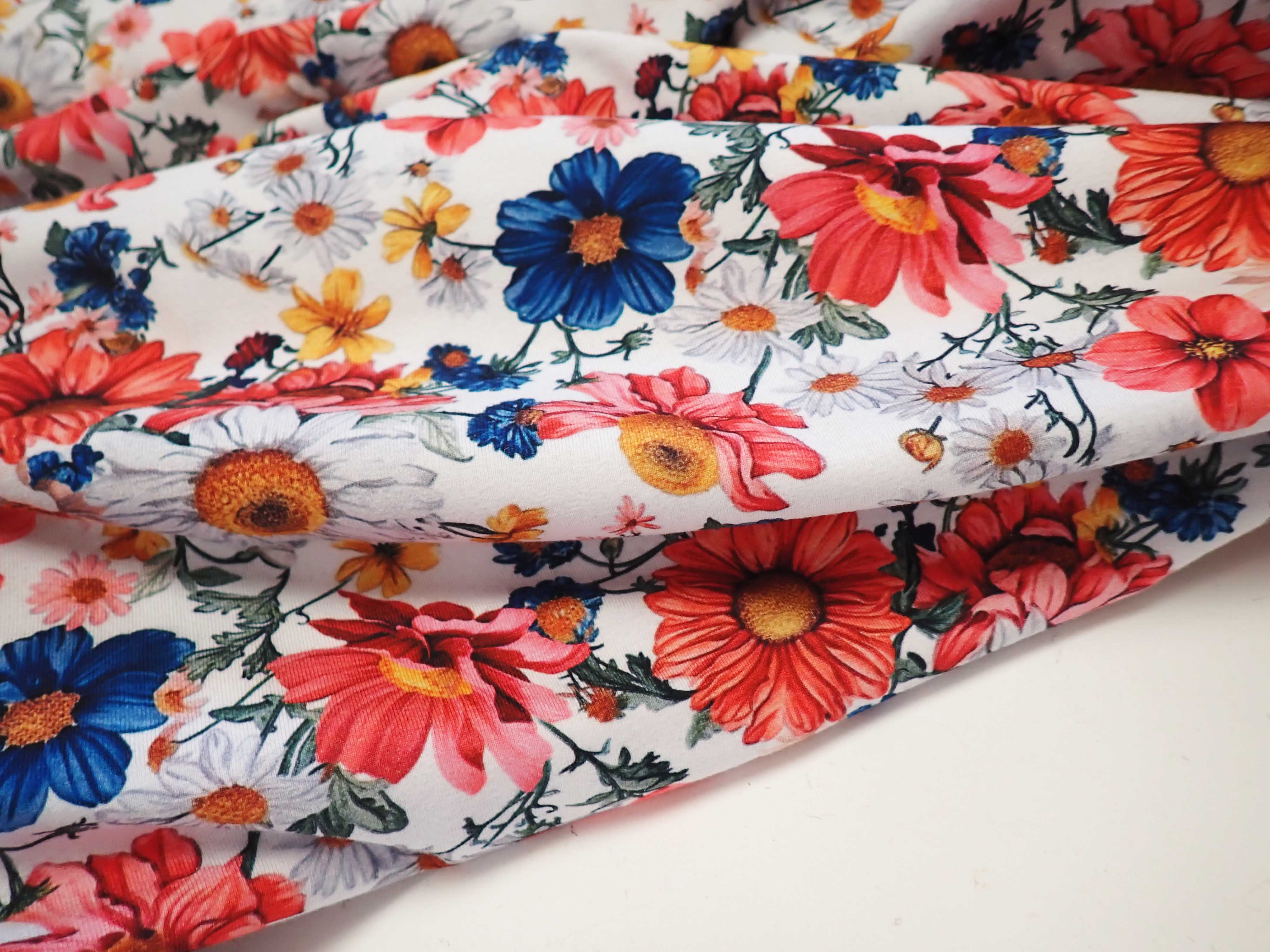 LÁTKA - TEPLÁKOVINA - FOTOTISK - KVĚTY