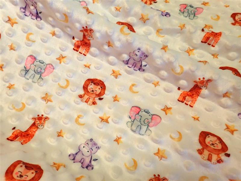 LÁTKA - MINKY - S POTISKEM