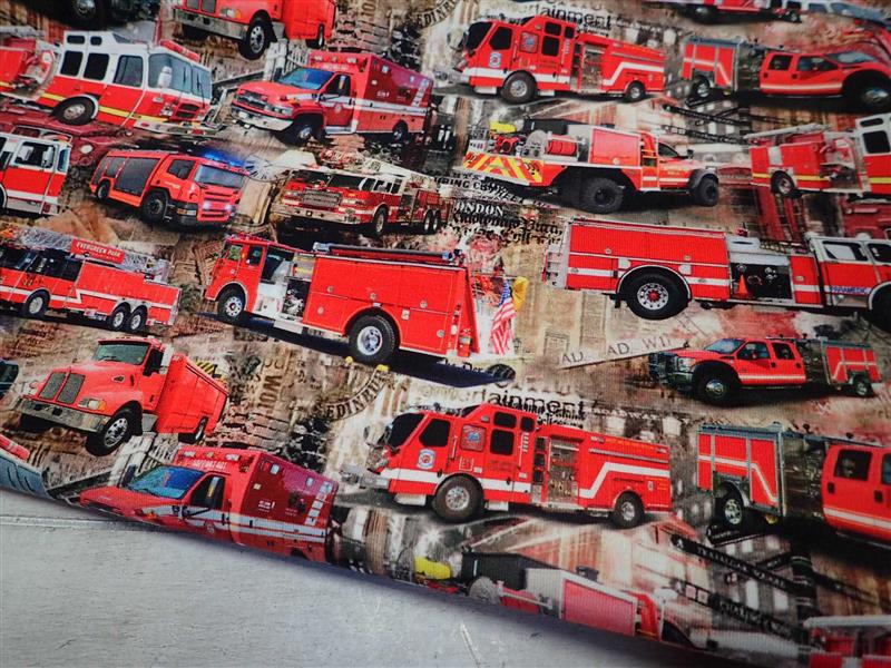 TEPLÁKOVINA - FOTOTISK - HASIČI