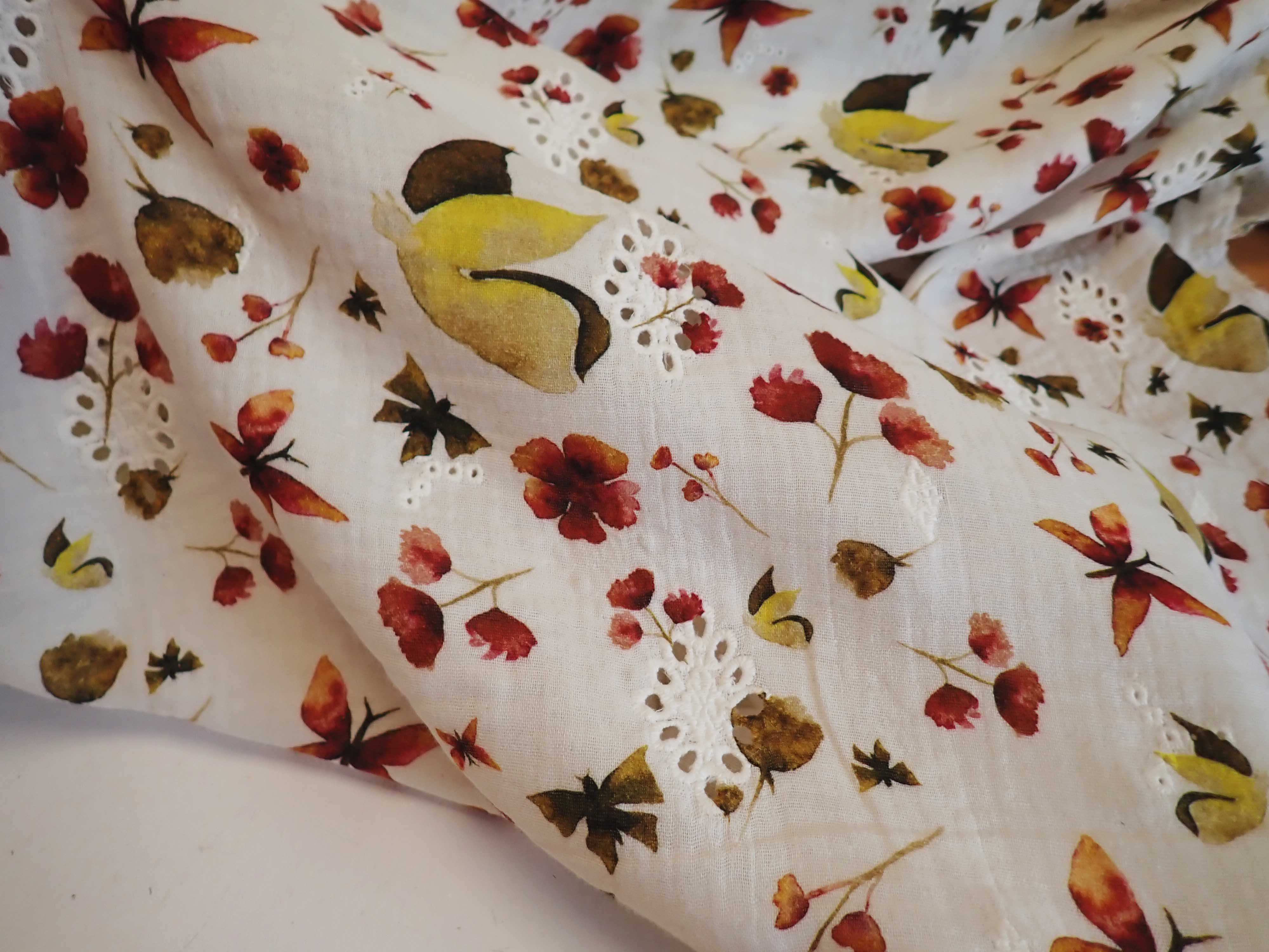 DVOJITÁ GÁZOVINA - MUŠELÍN - VYŠÍVANÁ