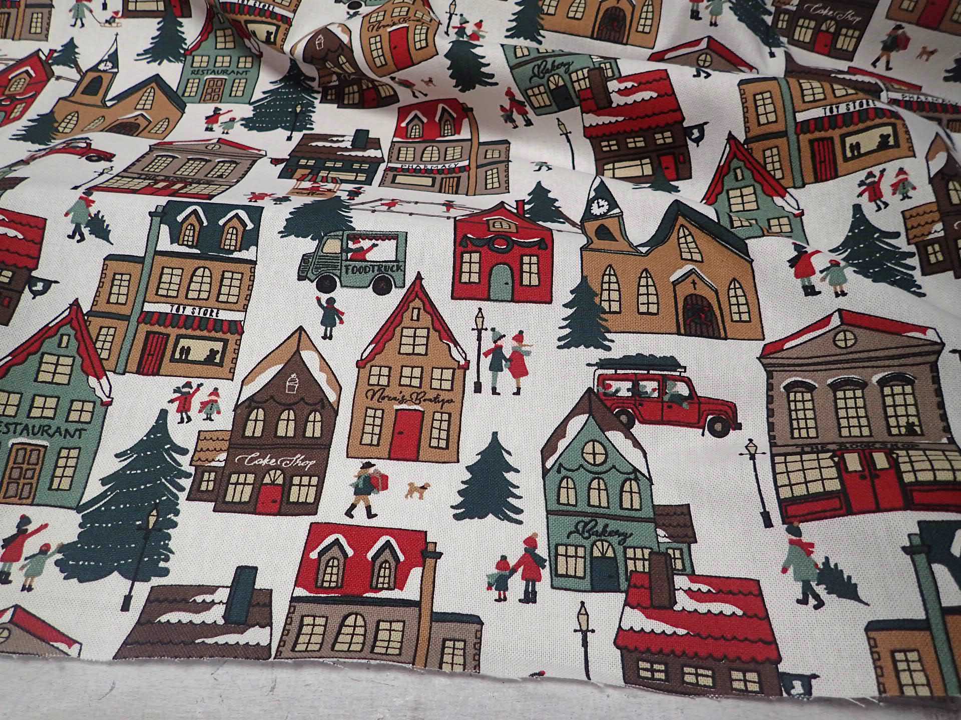 LÁTKA - POTAHOVKA - ZIMNÍ DOMEČKY - VESNIČKA