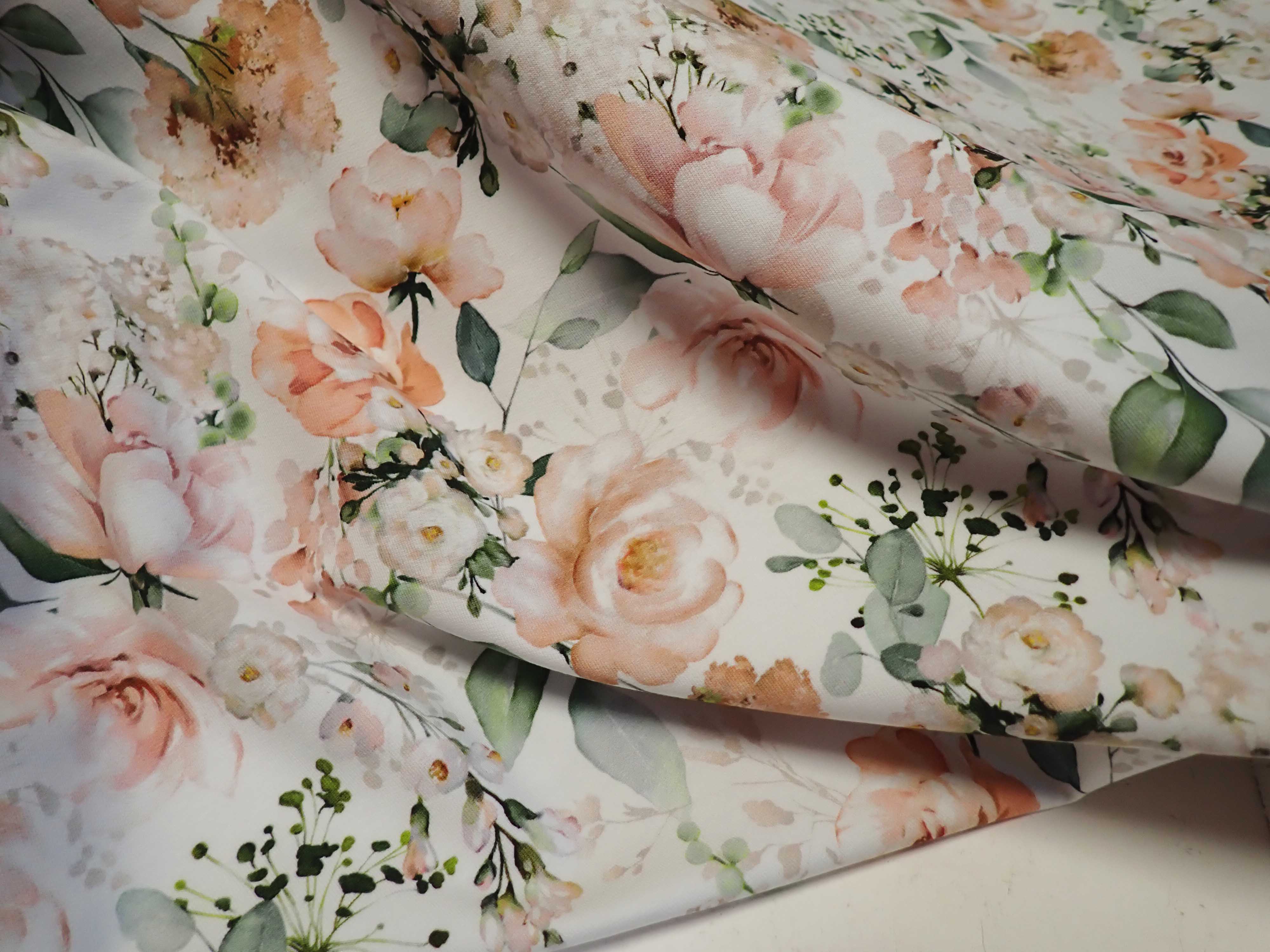 LÁTKA - TEPLÁKOVINA - FOTOTISK - KVĚTY