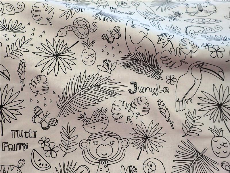 LÁTKA - OMALOVÁNKY - ZVÍŘÁTKA - JUNGLE