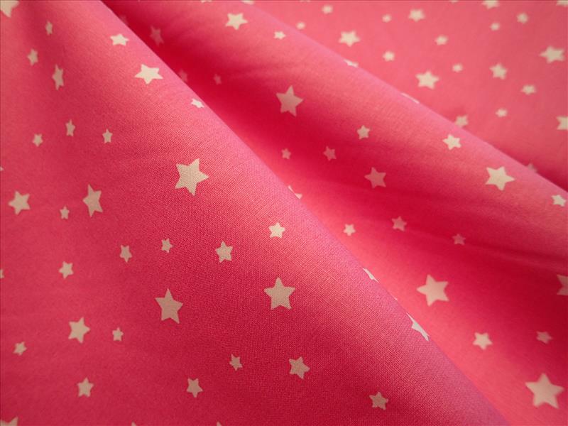 LÁTKA - RŮŽOVÁ + HVĚZDIČKY